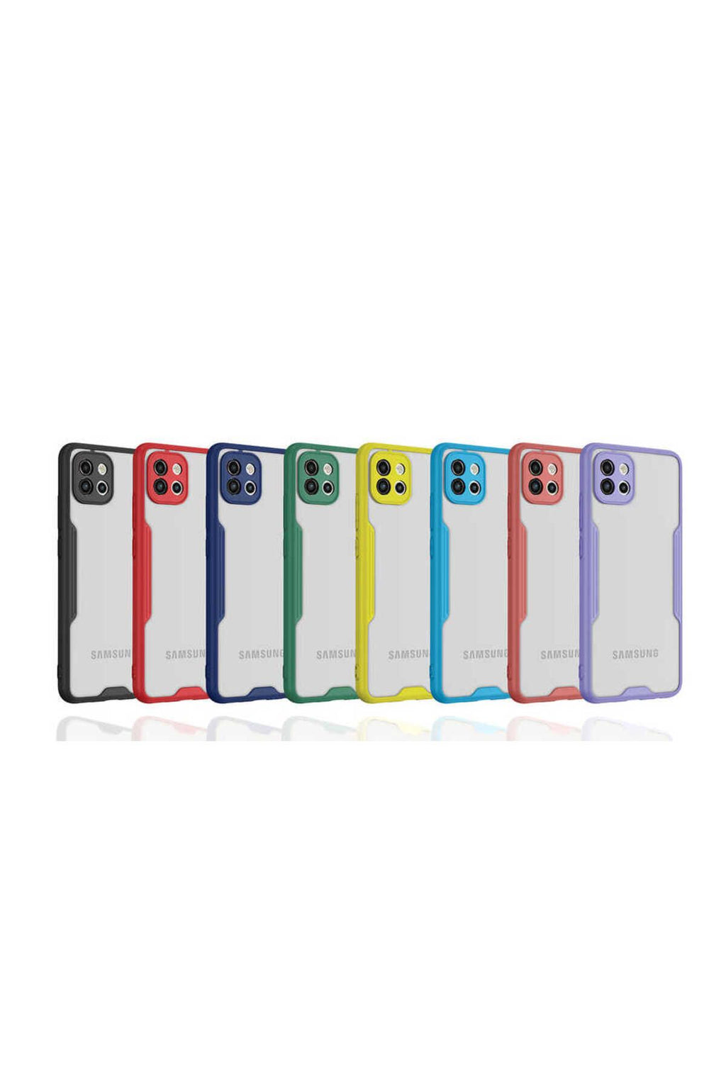 Galaxy A03 Kılıf AKAV Parfe Kapak - Lila