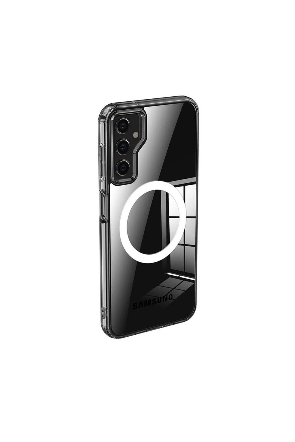 Galaxy S23 FE Uyumlu Sert PC Arka Yüzey Wireless Şarj Özellikli Zore Flet Magsafe Kılıf-Renk