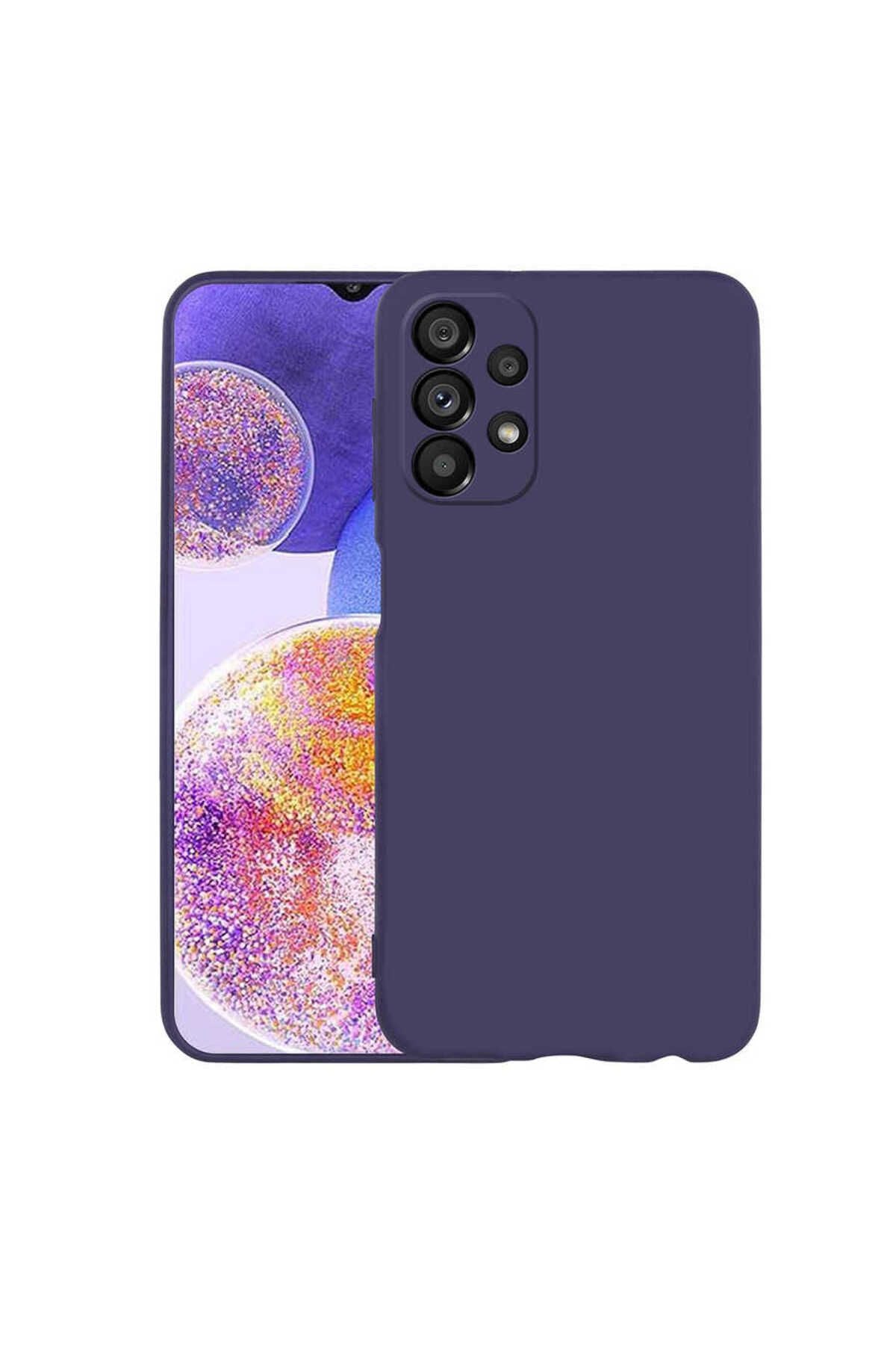 Galaxy A23 Kılıf Zore Premier Silikon Kapak - Rose Gold