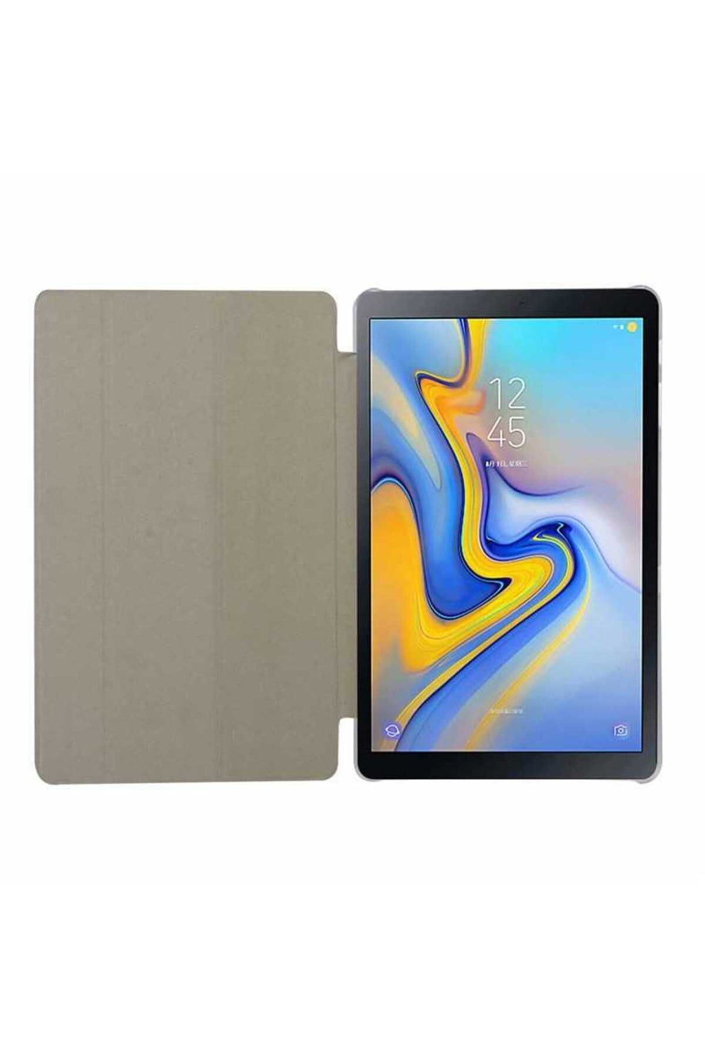 Galaxy Tab A T590  Uyumlu Zore Smart Cover Standlı 1-1 Kılıf-Yeşil