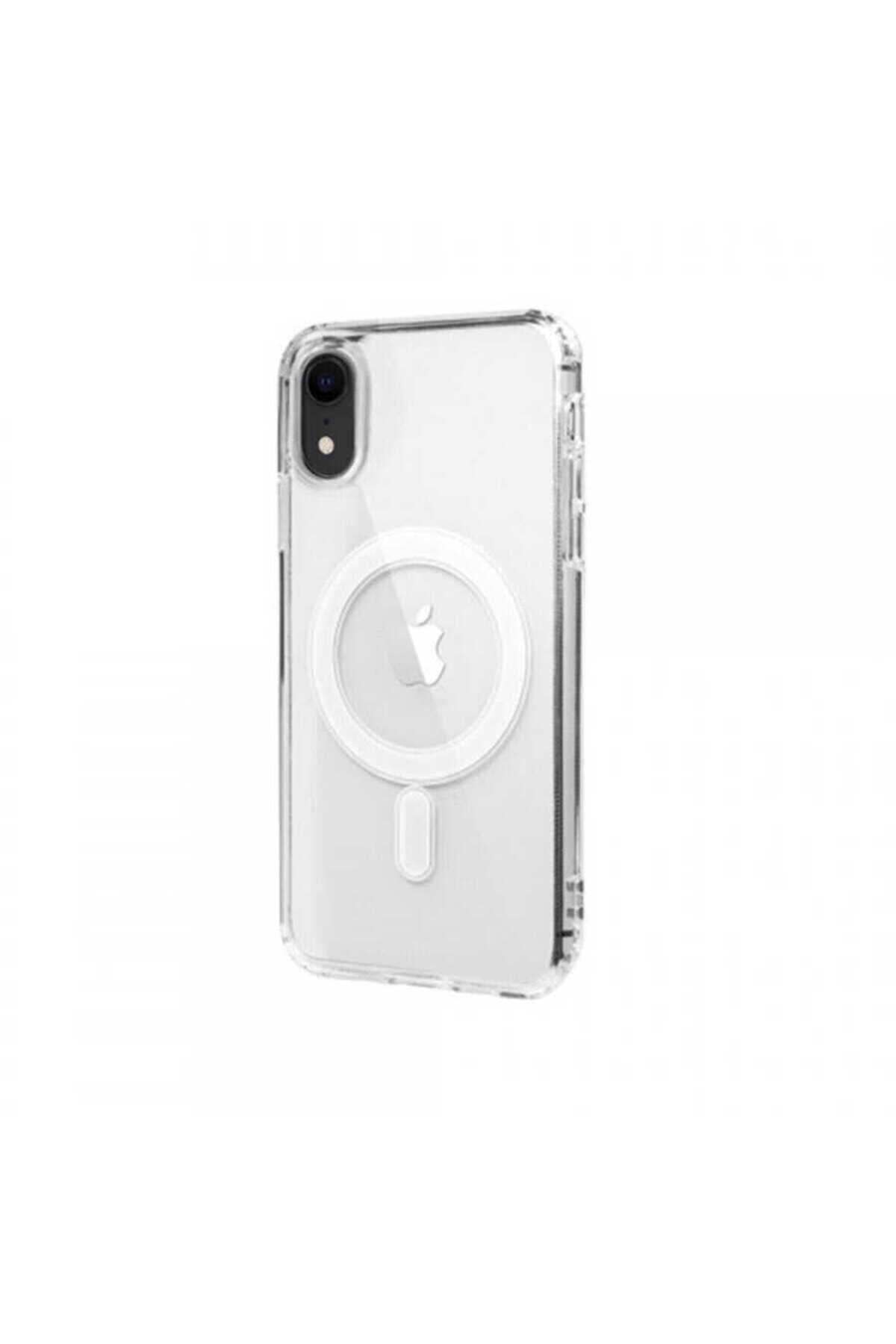 iPhone XR 6.1 Kılıf Zore Tacsafe Wireless Kapak - Renksiz