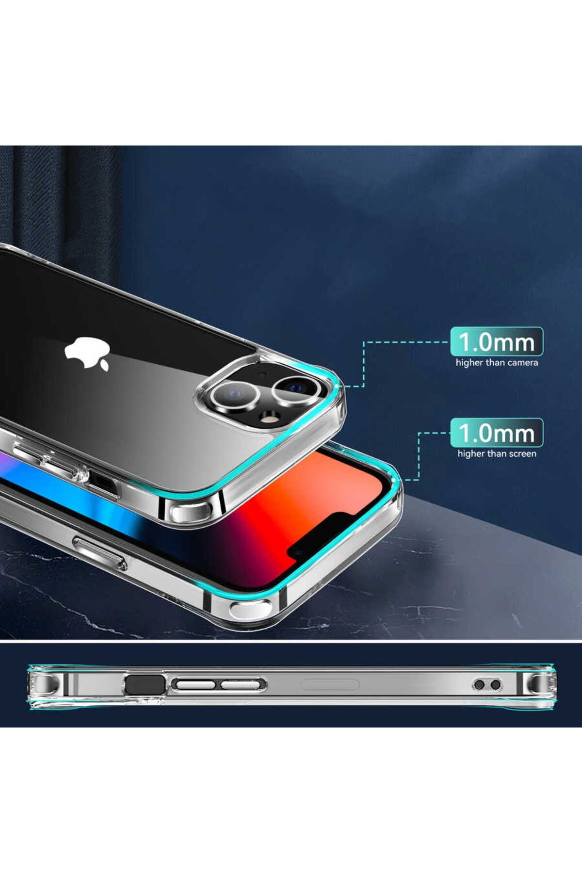 iPhone 14 Uyumlu Zore Forst Kılıf-Renksiz