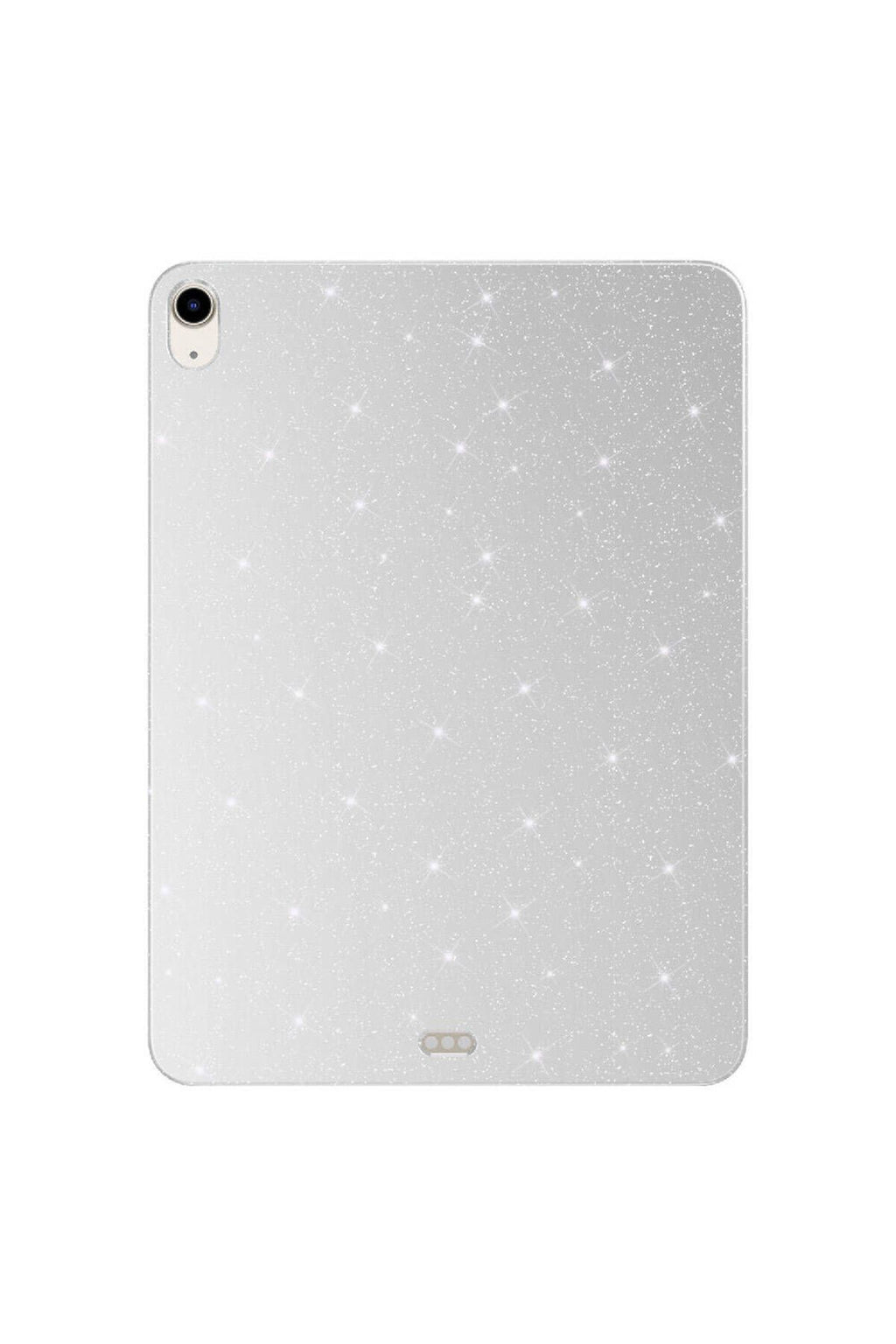 iPad Air 11 2024 Simli Parlak Görünümlü Uyumlu Zore Tablet Koton Kılıf-Gümüş