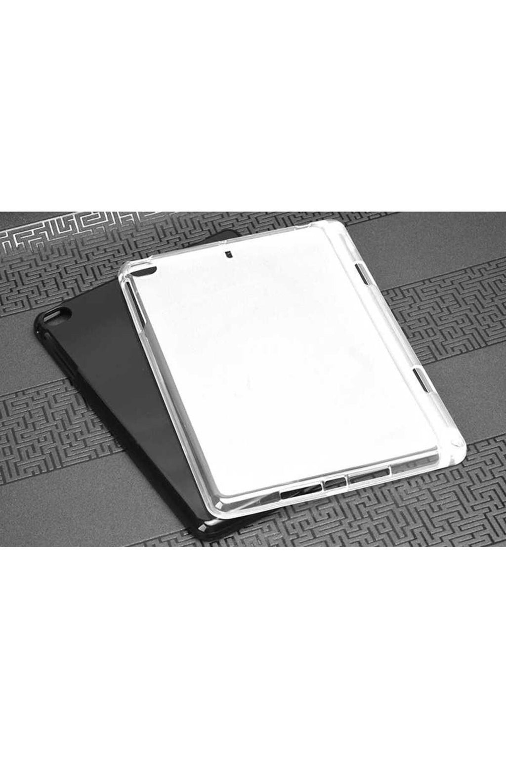 iPad 10.2 2021 (9.Nesil) Zore Kalemli Tablet Silikon - Siyah