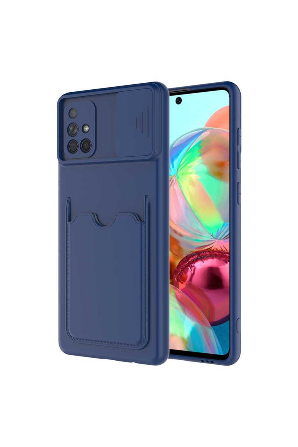 Galaxy A51 Uyumlu Zore Kartix Kapak-Kırmızı