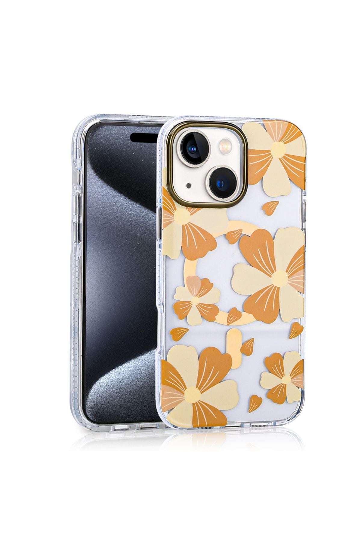 iPhone 15 Uyumlu Kılıf Magsafe Şarj Özellikli Zore Papat Kapak-Siyah