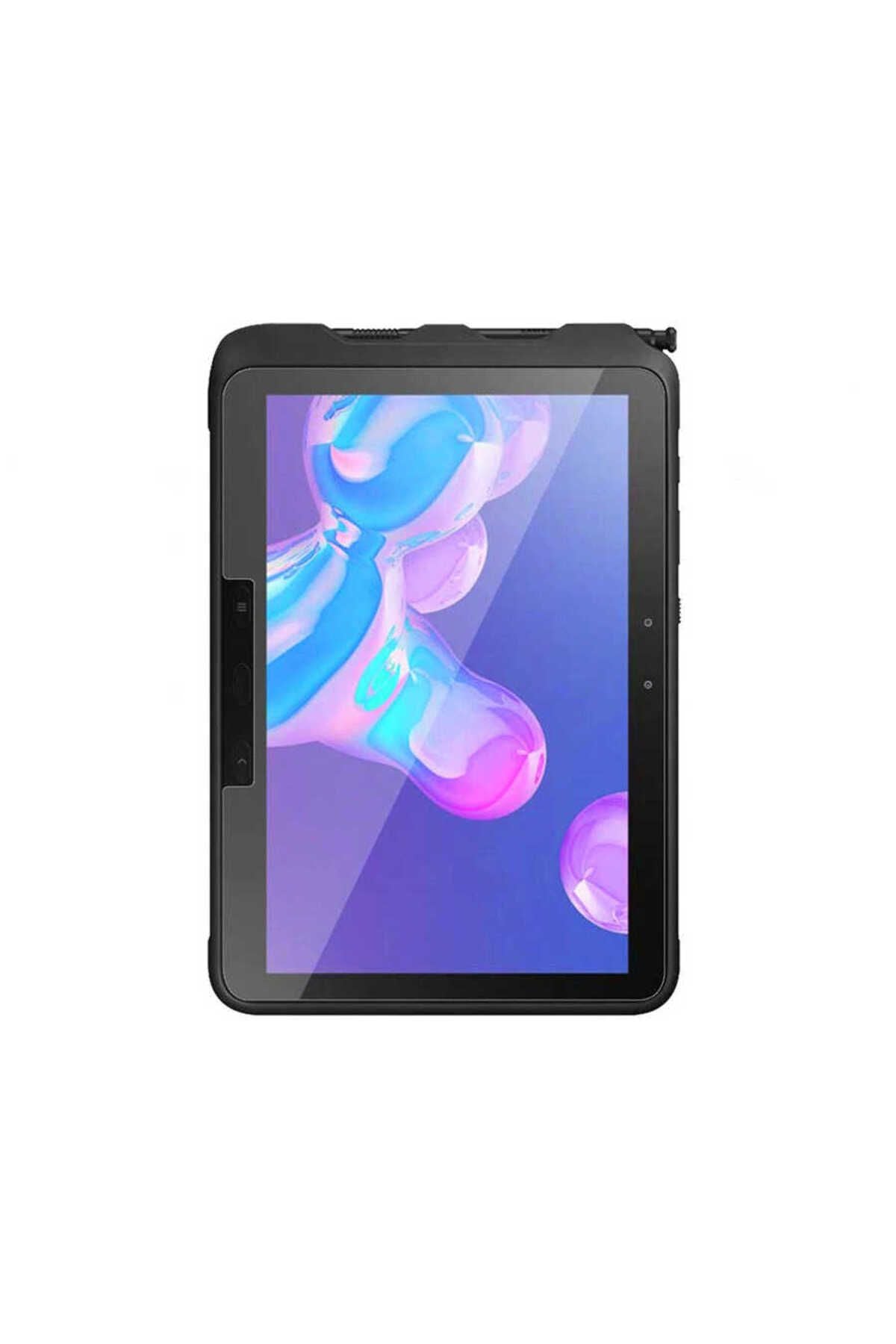 Galaxy Tab Active Pro T547 Uyumlu Zore Tablet Temperli Cam Ekran Koruyucu-Renksiz