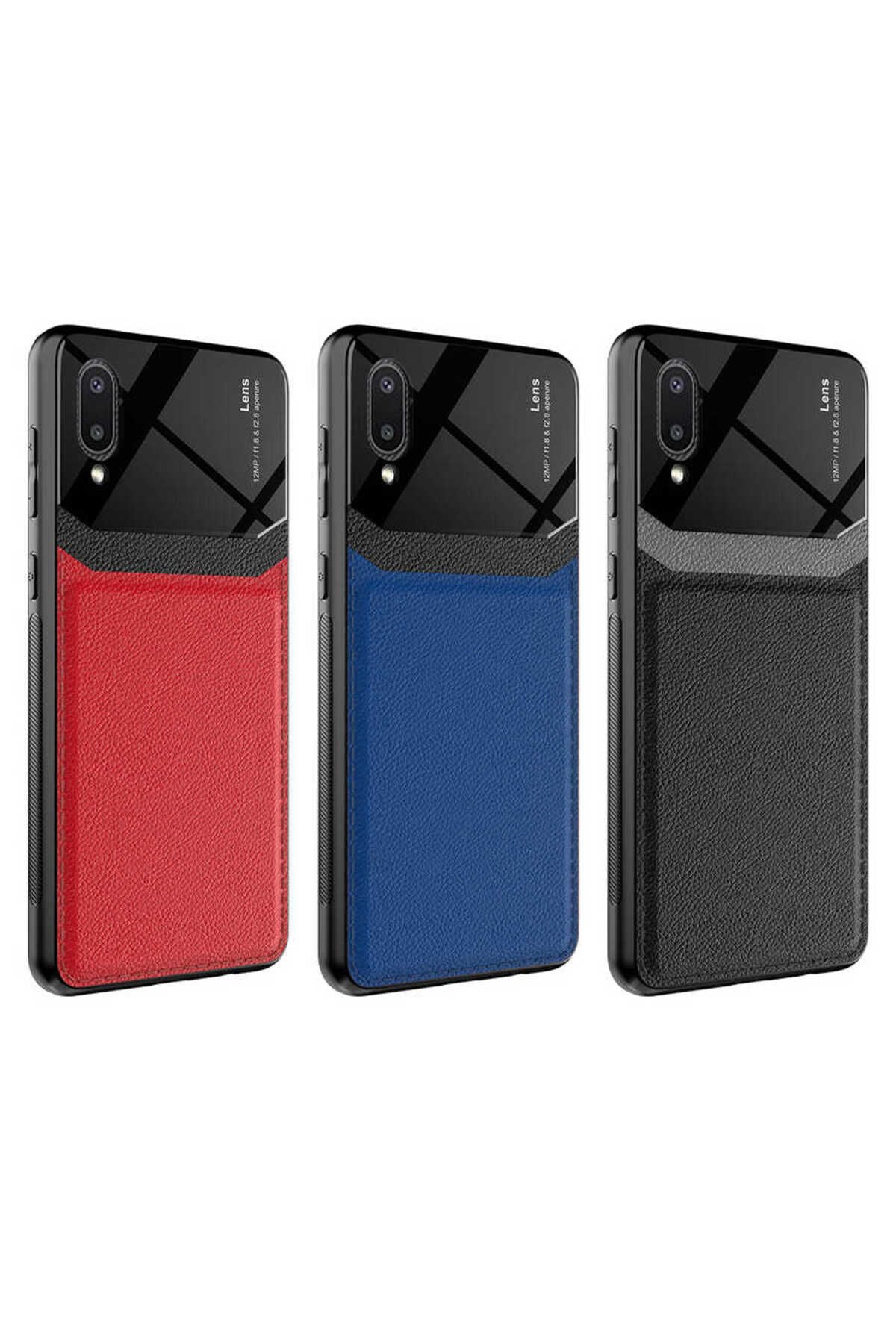 Galaxy A02 Kılıf Zore Emiks Kapak - Lacivert