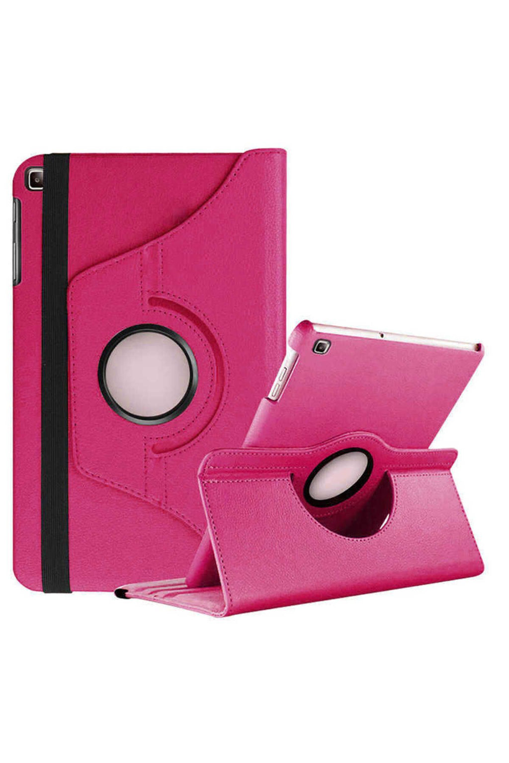 Galaxy Tab A 10.1 (2019) T510  Uyumlu Zore Dönebilen Standlı Kılıf-Mavi