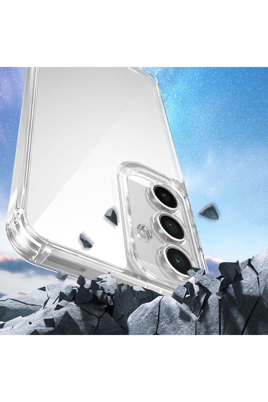 Galaxy A16 Uyumlu Kılıf Airbagli Takılabilir Askı Aparatlı Zore Snap Silikon Kapak-Şeffaf