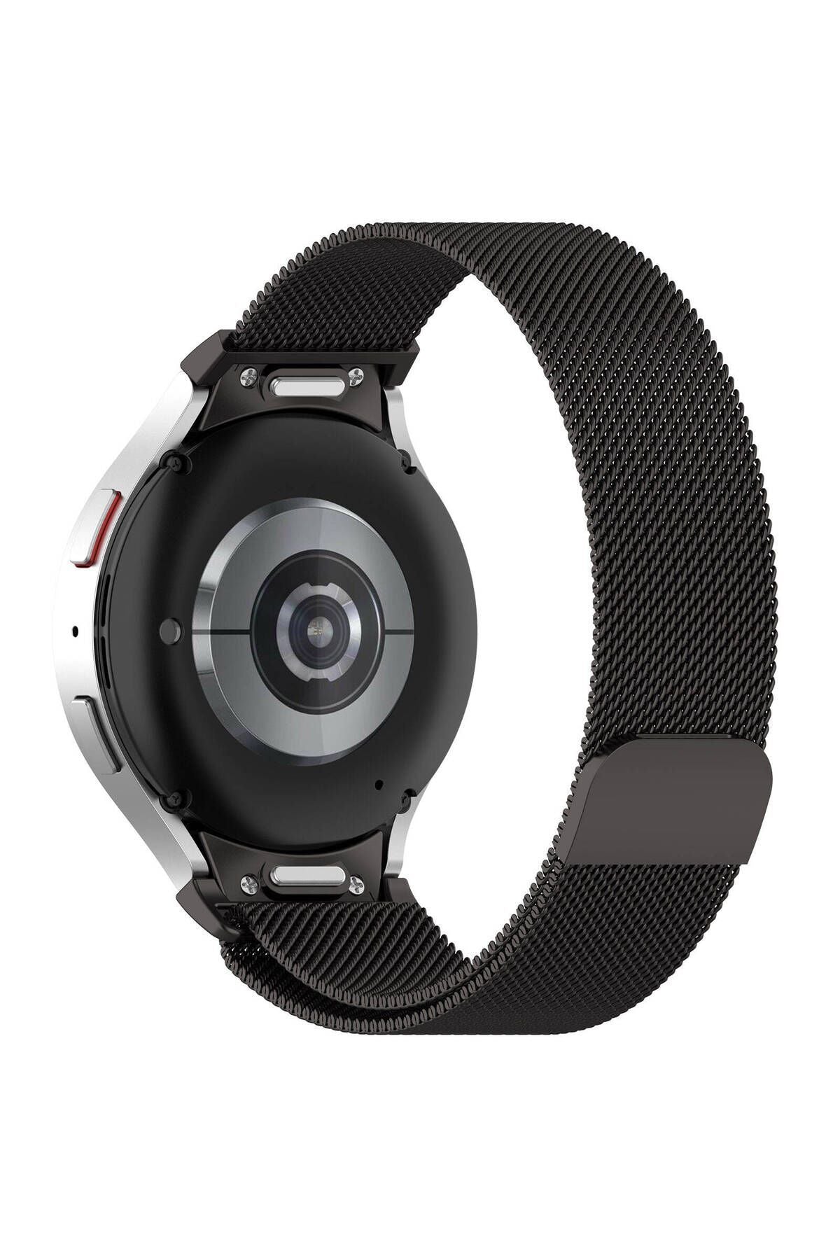 Galaxy Watch 6 40mm Uyumlu KRD-01 Metal Zore Kordon Gümüş