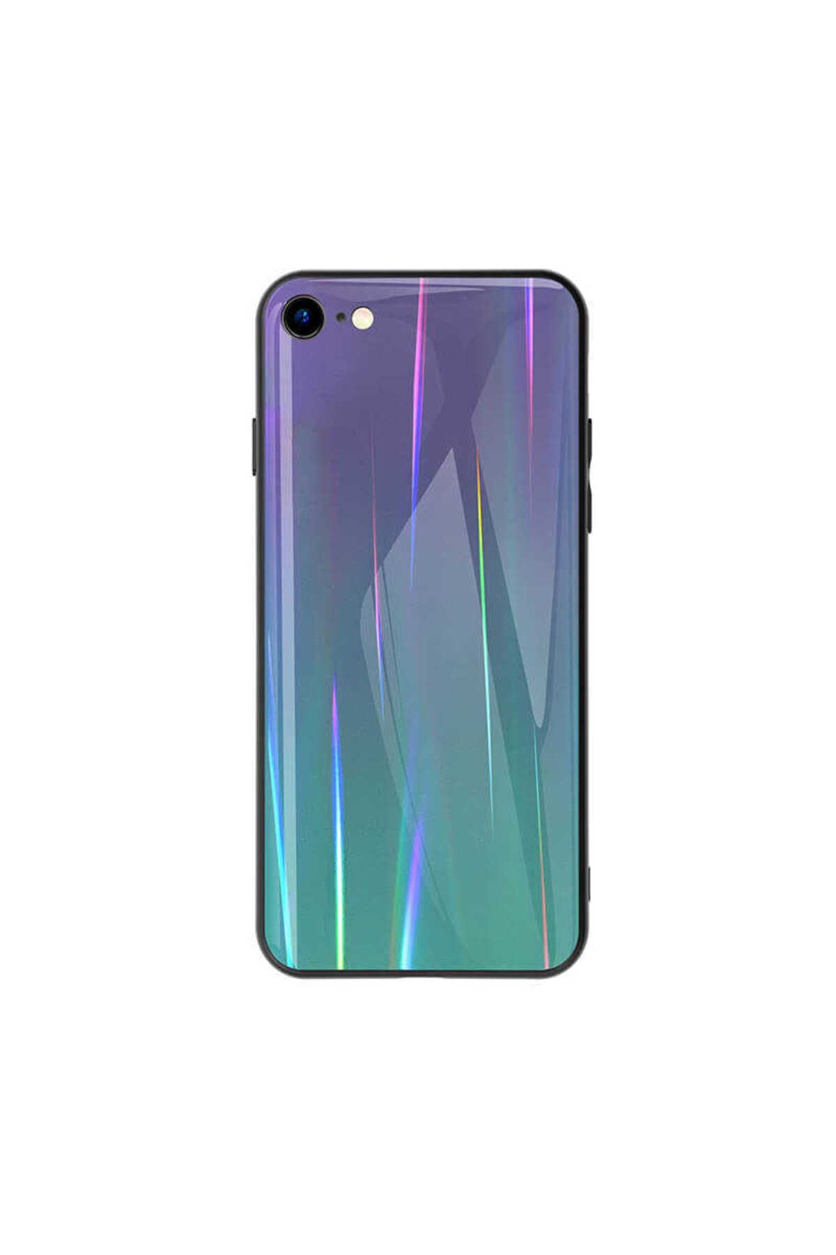 iPhone SE 2022 Uyumlu Zore Friz Cam Kılıf-Yeşil