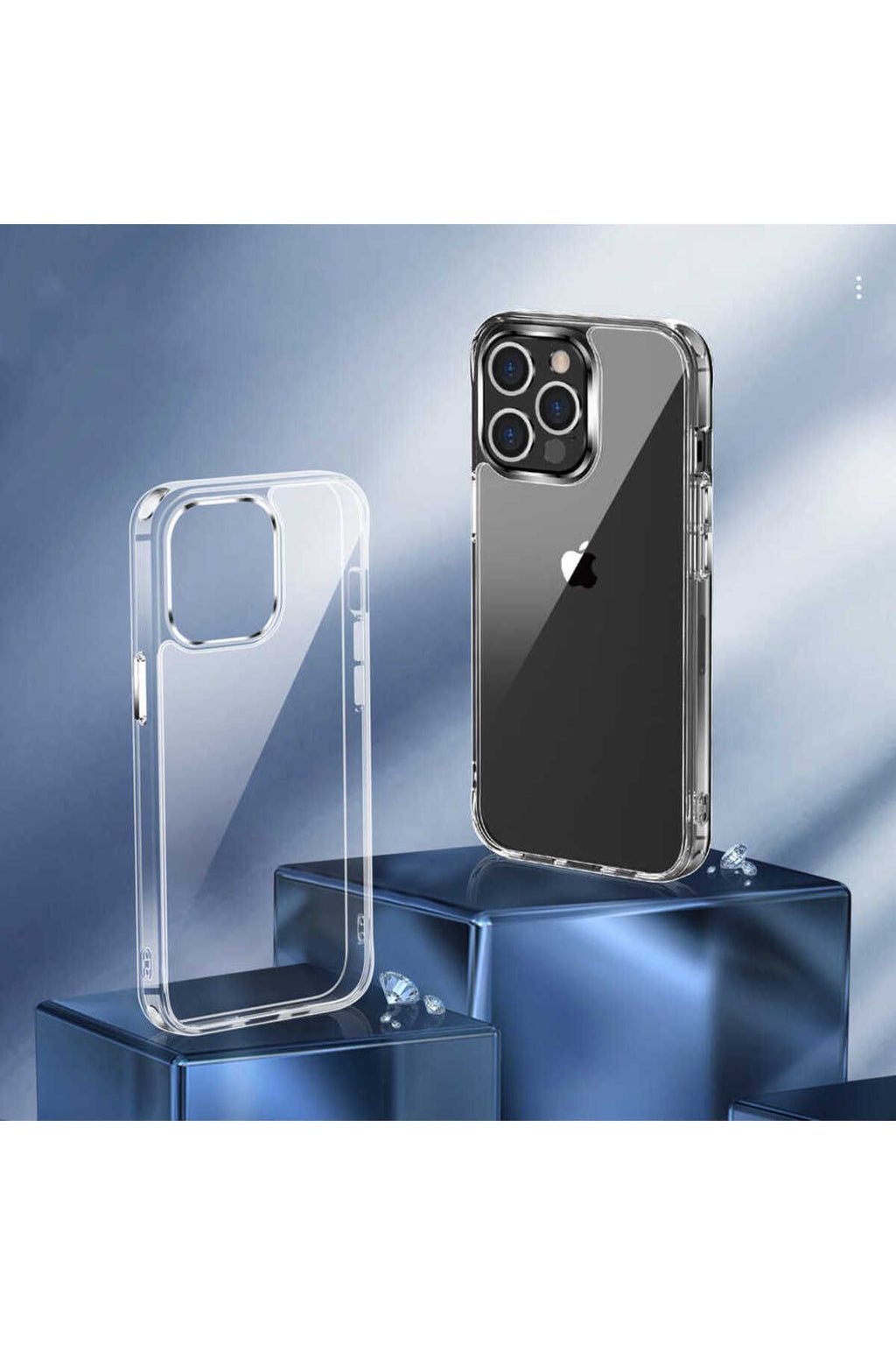 iPhone 14 Pro Uyumlu Zore Forst Kılıf-Renksiz