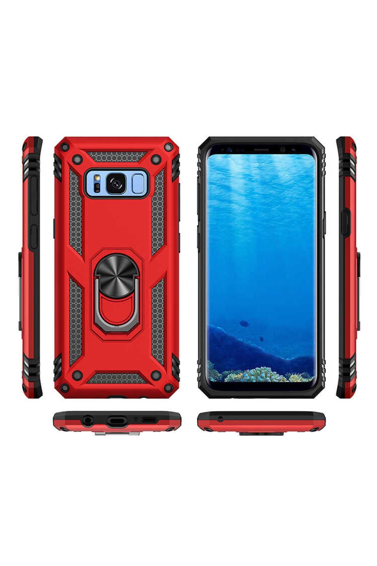 Galaxy S8 Kılıf Zore Vega Kapak - Siyah