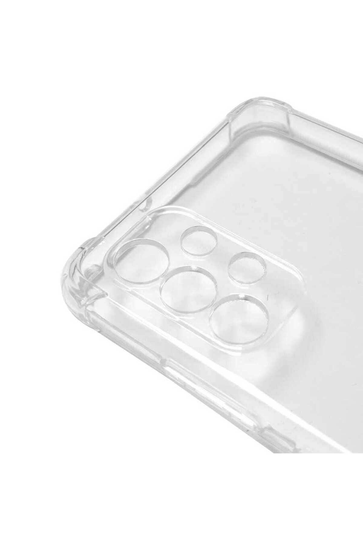 Galaxy A32 4G Kılıf Zore Kamera Korumalı Nitro Anti Shock Silikon - Renksiz