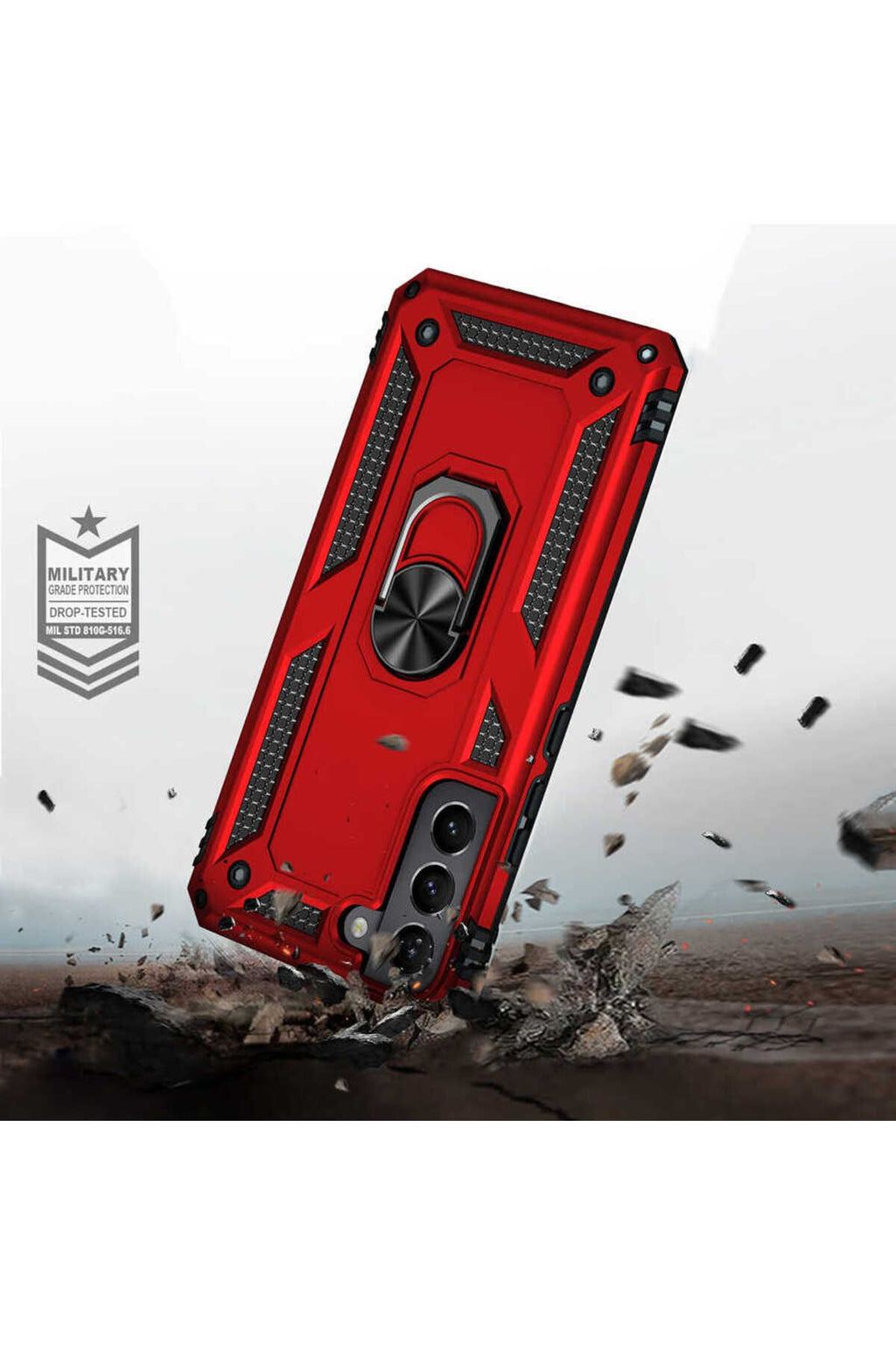 Galaxy S22 Uyumlu Zore Vega Kılıf-Gri