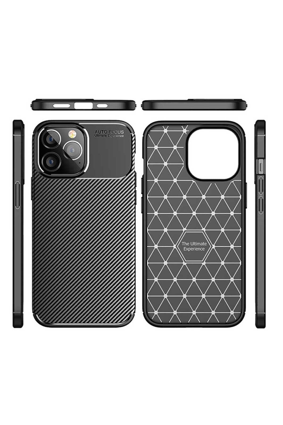 iPhone 14 Pro Max Uyumlu Zore Negro Silikon Kılıf-Lacivert