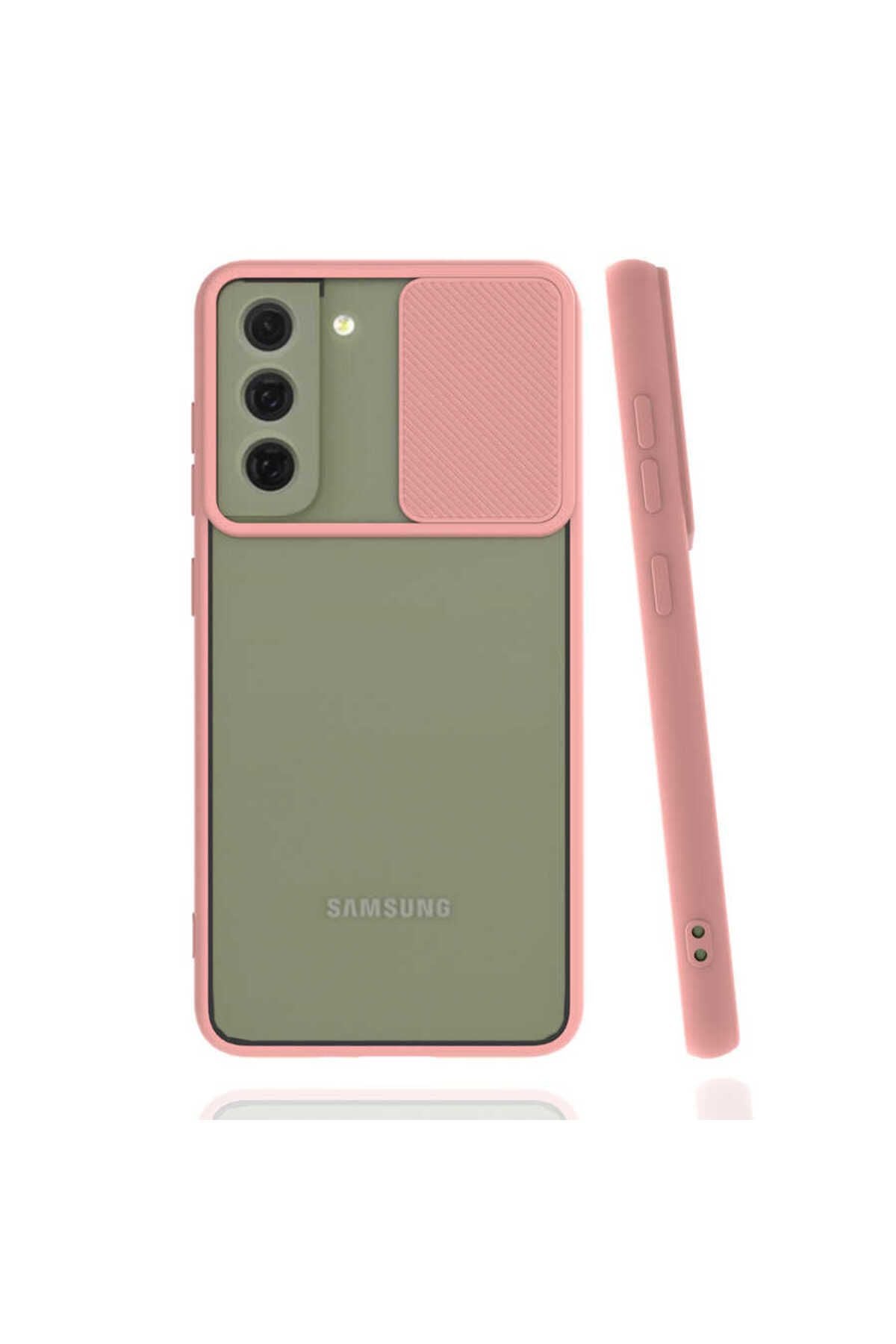 Galaxy S22 Uyumlu Zore LNSM-i Kılıf-Pembe Açık