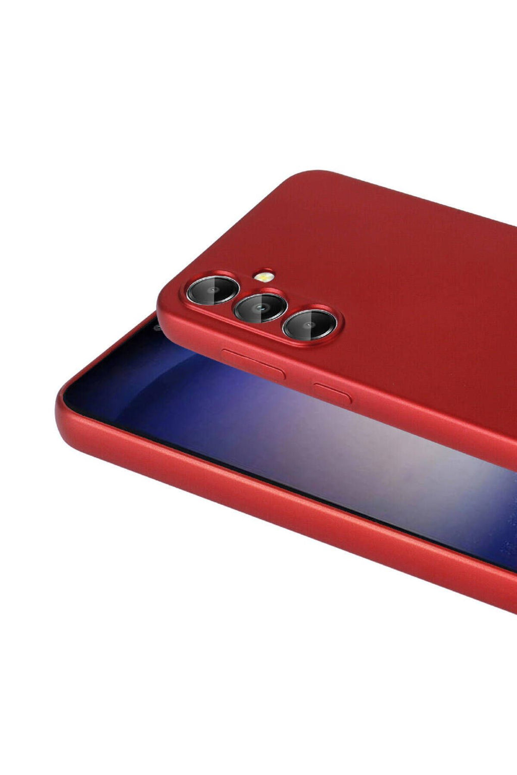 Galaxy S24 Uyumlu Zore Premier Silikon Kılıf-Kırmızı