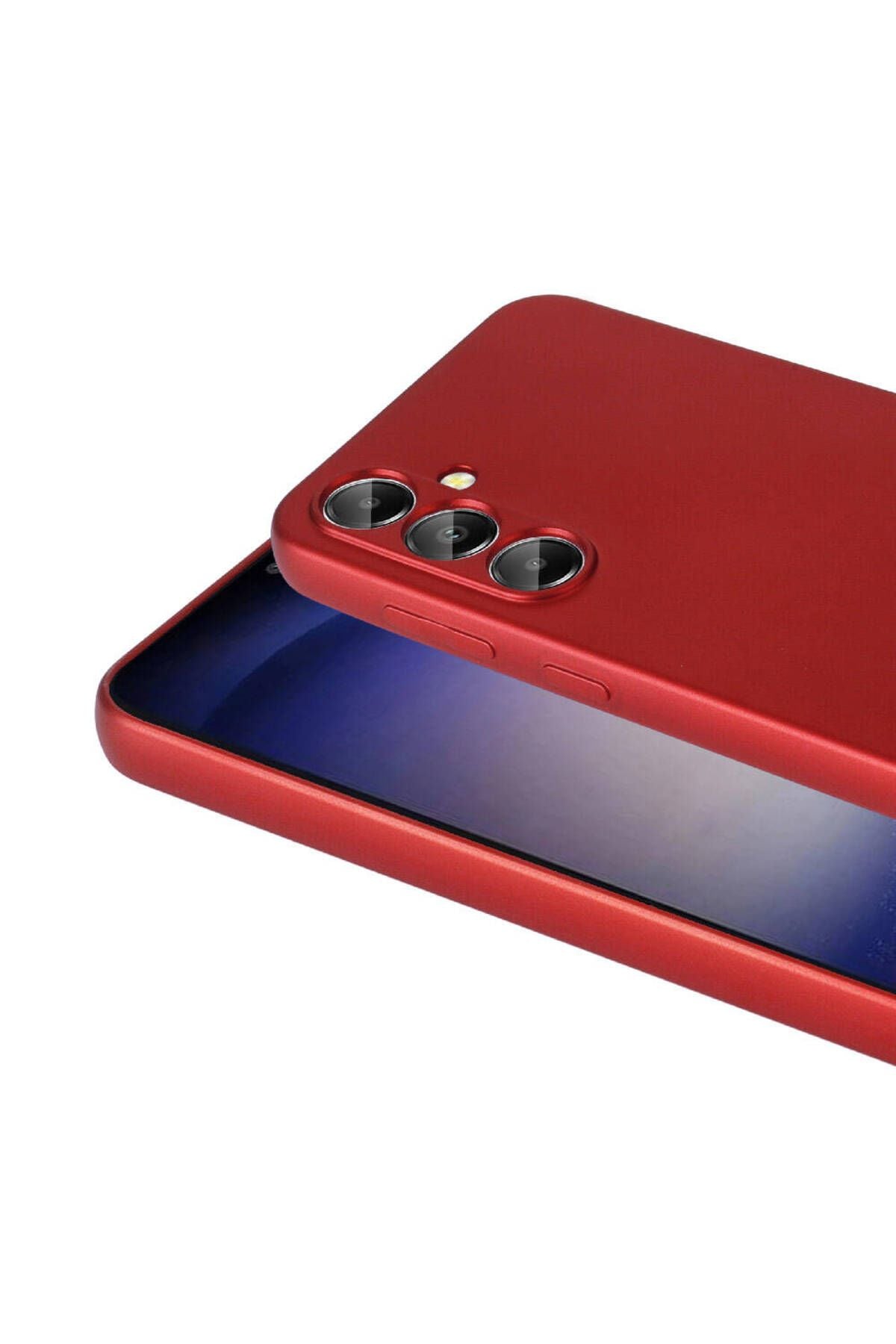 Galaxy S24 Uyumlu Zore Premier Silikon Kılıf-Kırmızı