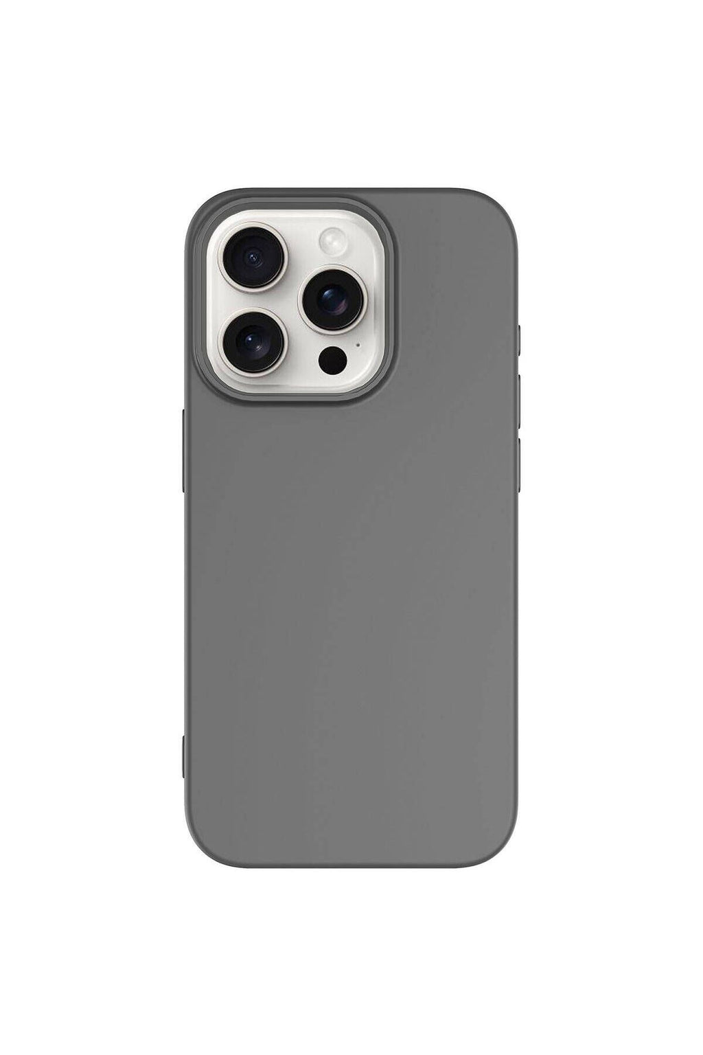 iPhone 15 Pro Max Uyumlu CSM Zore LSR Lansman Kılıf-Gri