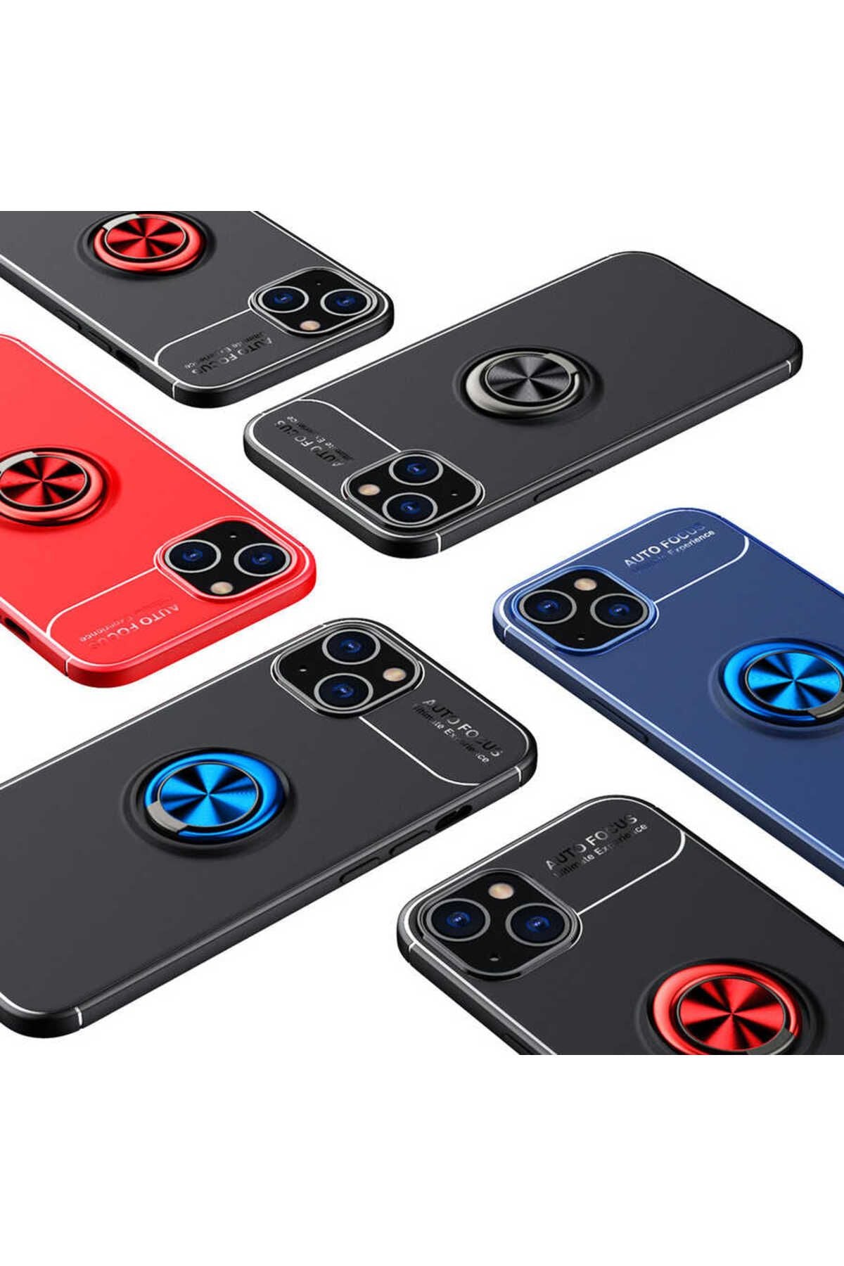 iPhone 14 Uyumlu Zore Ravel Silikon Kılıf-Kırmızı