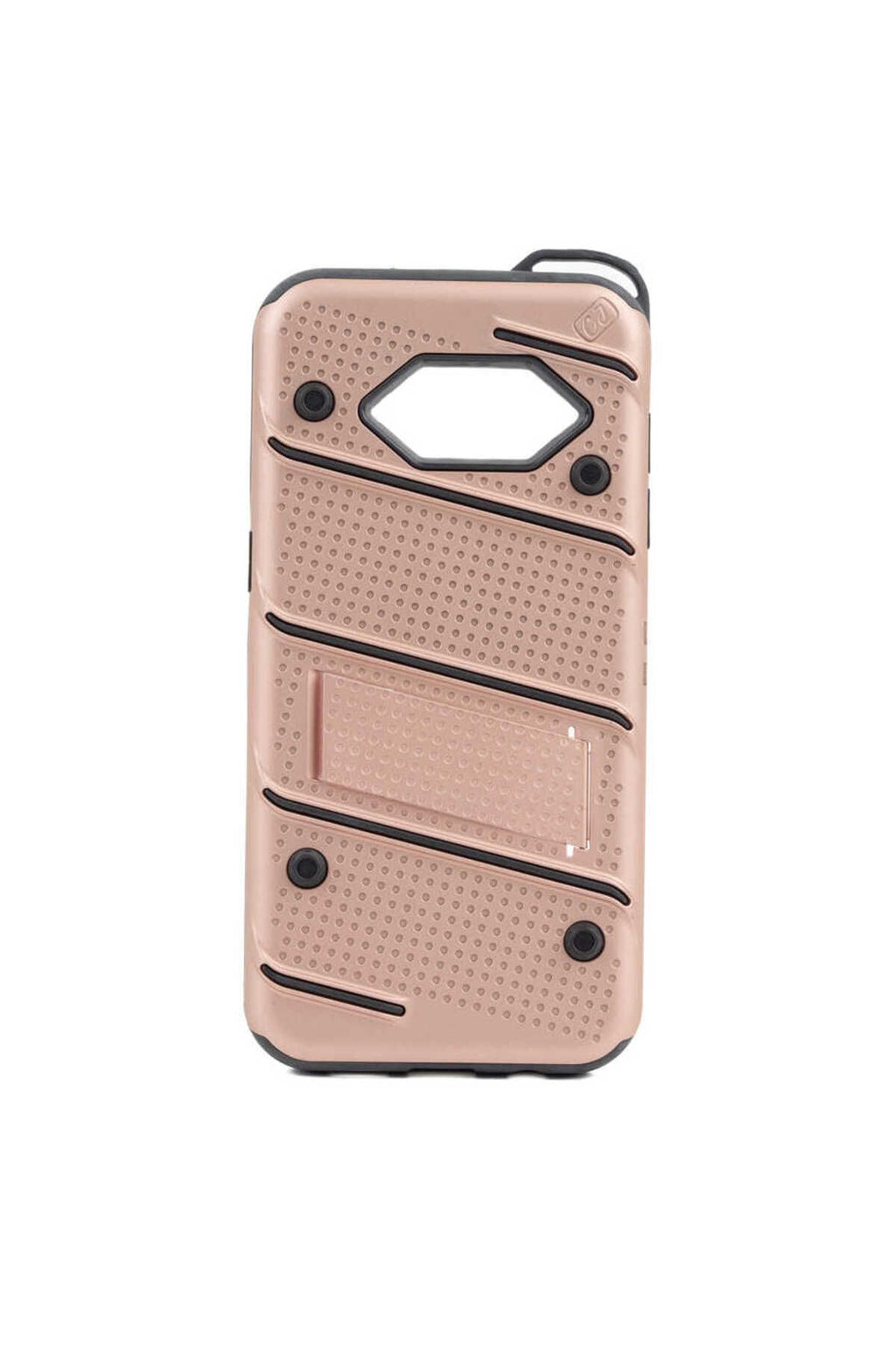 Galaxy S7 Edge Kılıf Zore İron Kapak - Rose Gold