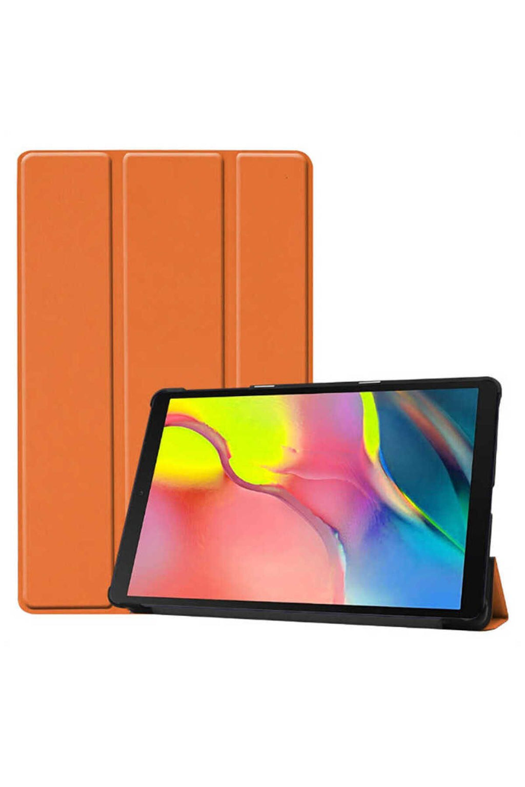 Galaxy Tab A 8.0 (2019) T290  Uyumlu Zore Smart Cover Standlı 1-1 Kılıf-Pembe