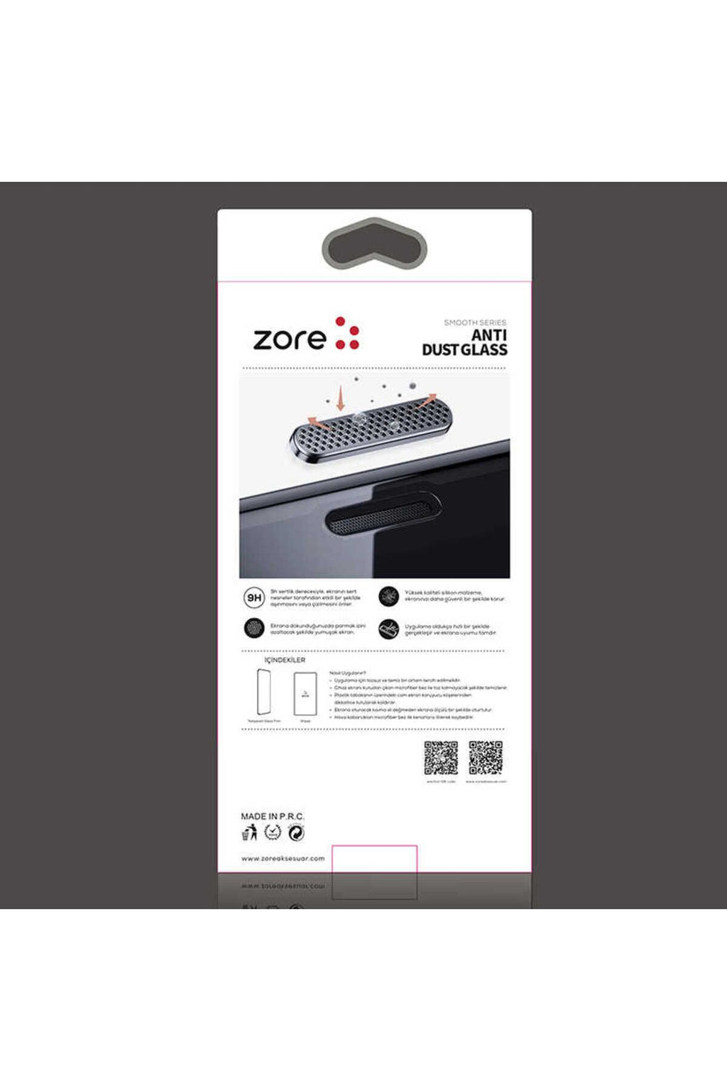 iPhone 12 Uyumlu Zore Anti-Dust Temperli Ekran Koruyucu