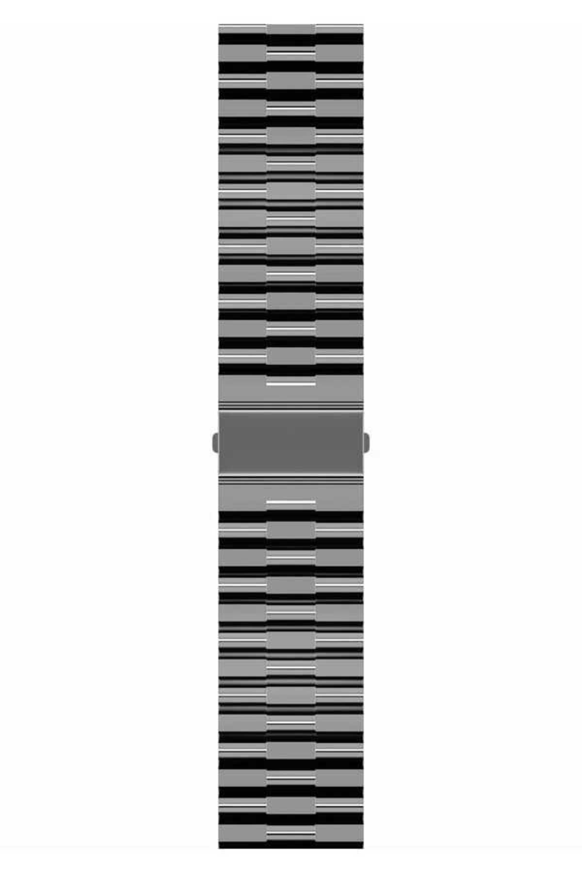 Galaxy Watch 42mm Uyumlu KRD-27 20mm Zore Kordon-Siyah