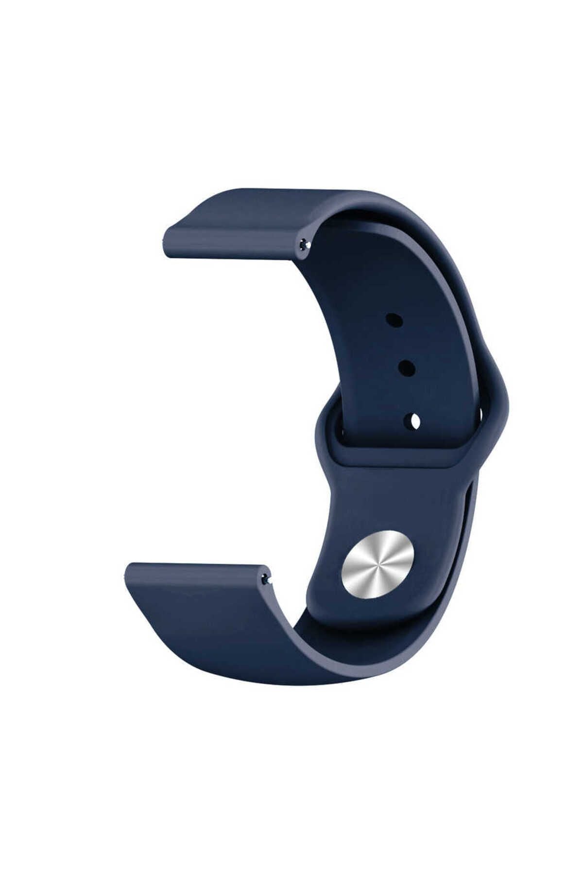 Galaxy Watch Active 2 44mm KRD-11 20mm Uyumlu Zore Kordon-Mavi