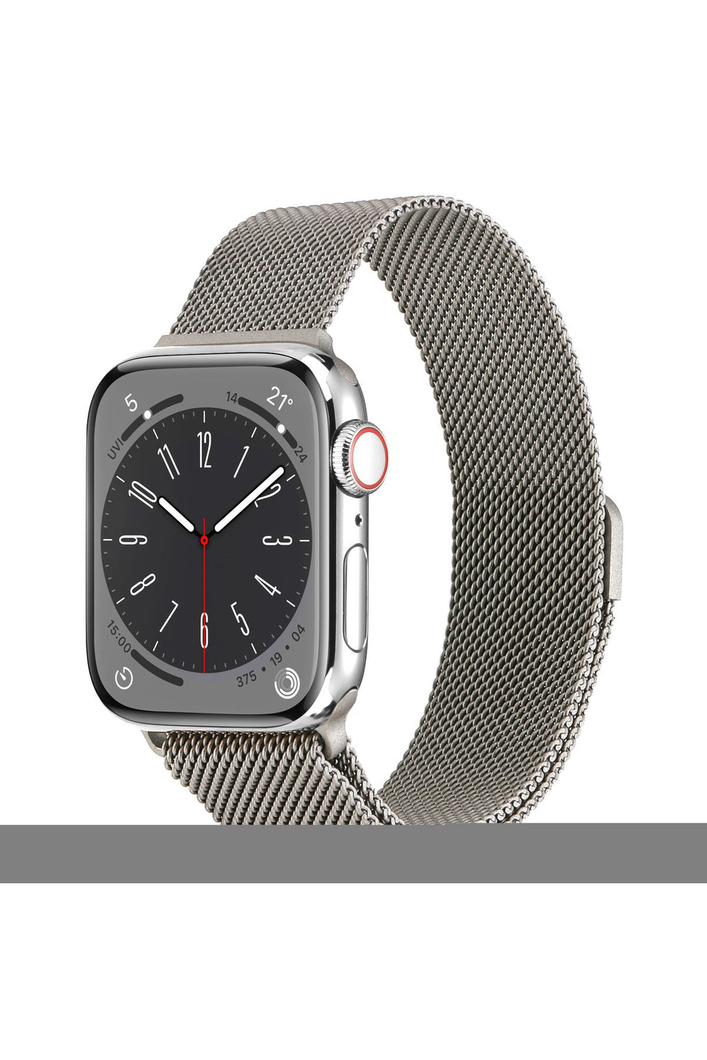 Watch 7 45mm Uyumlu KRD-01 Metal Zore Kordon-New Gray