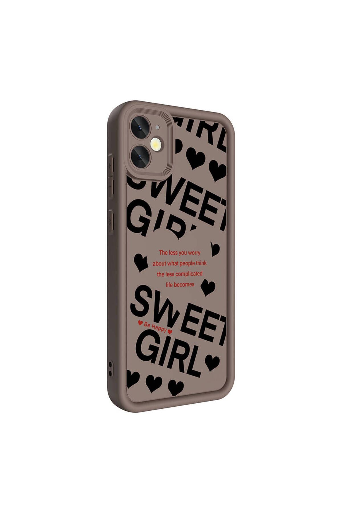 iPhone 11 Kılıf Kamera Korumalı Baskılı Arka Yüzey Zore Klas Kapak - Siyah