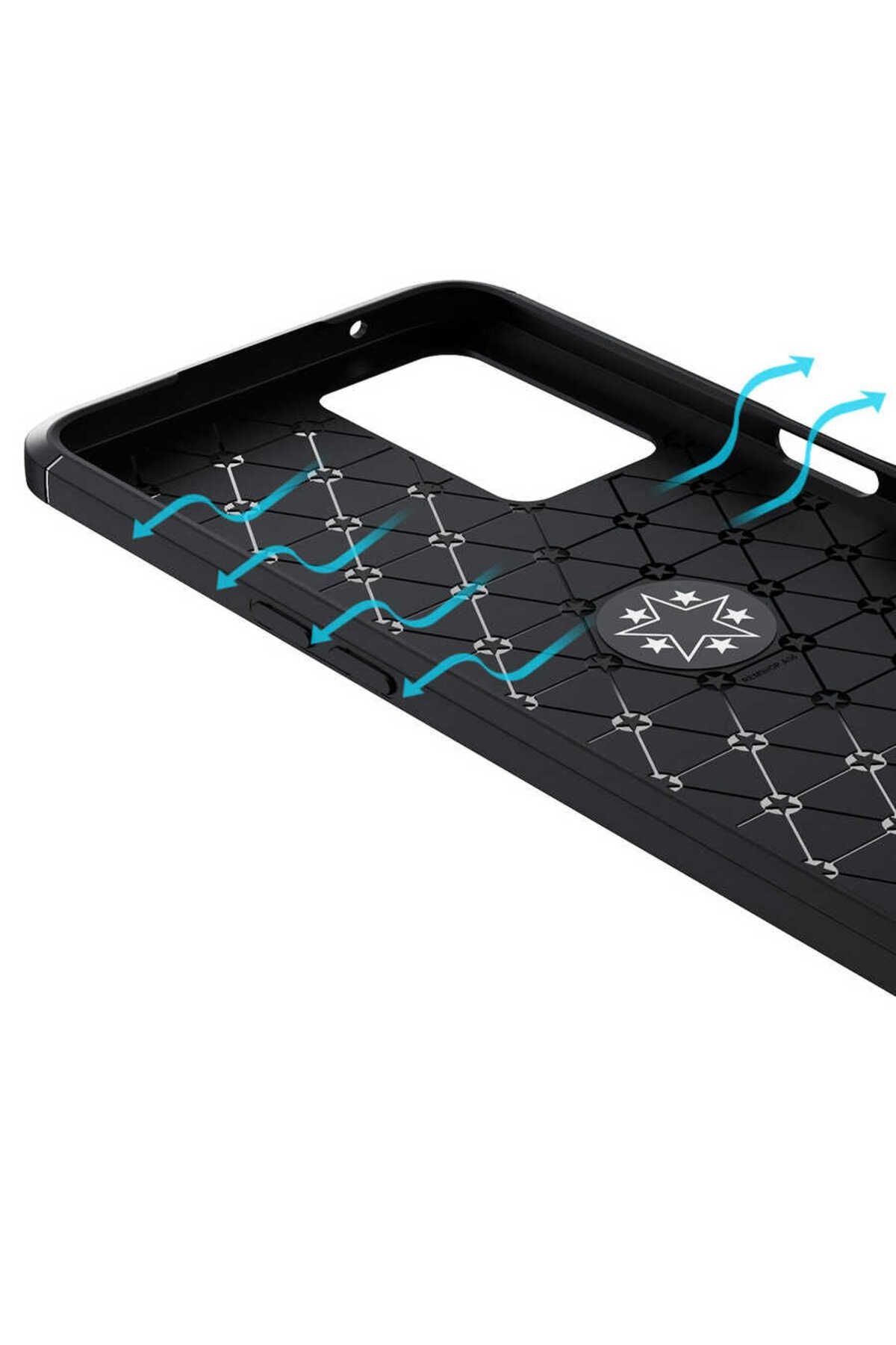 A96 4G Kılıf Zore Ravel Silikon Kapak - Kırmızı