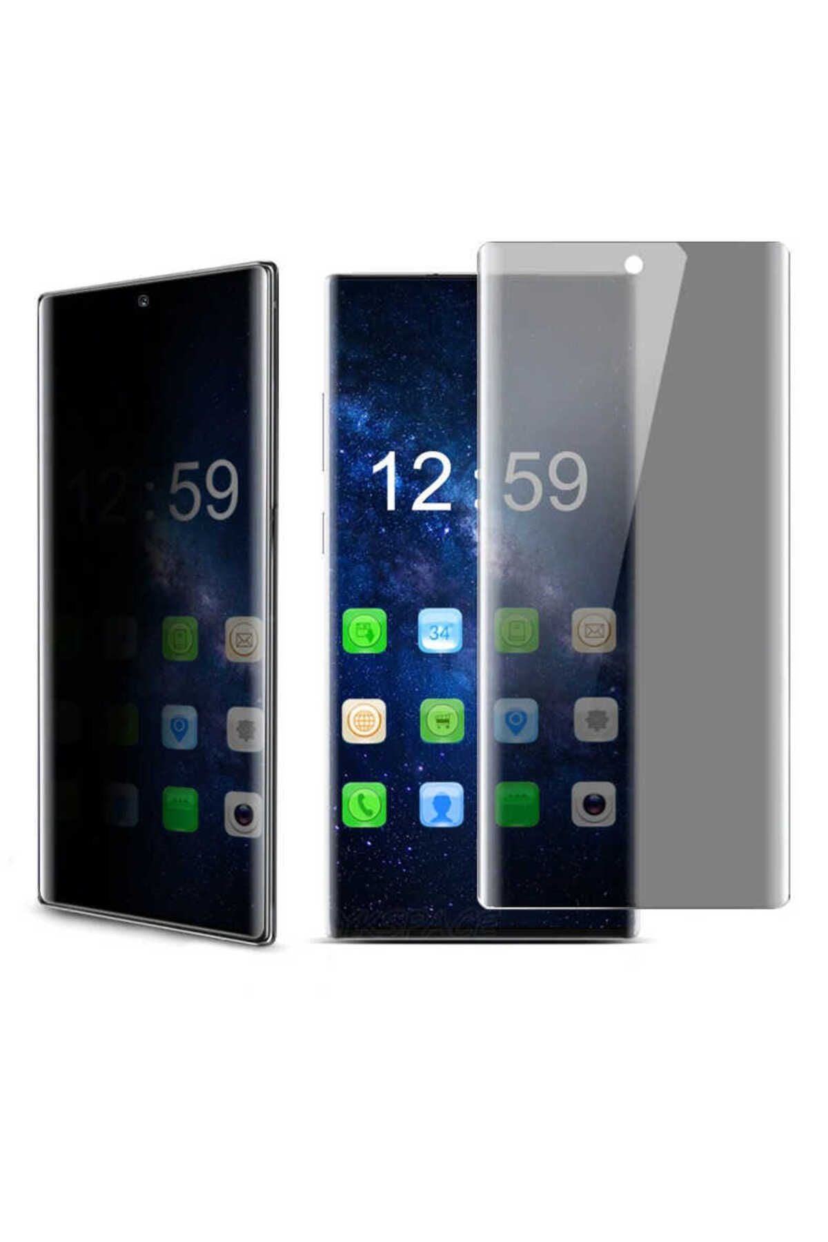 Galaxy Note 20 Uyumlu Zore Privacy Polymer Nano Ekran Koruyucu