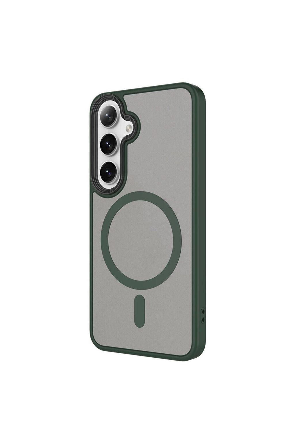 Galaxy S24 Plus Kılıf Sert PC Arka Yüzey Wireless Şarj Özellikli Zore Flet Magsafe Kapak - Lila