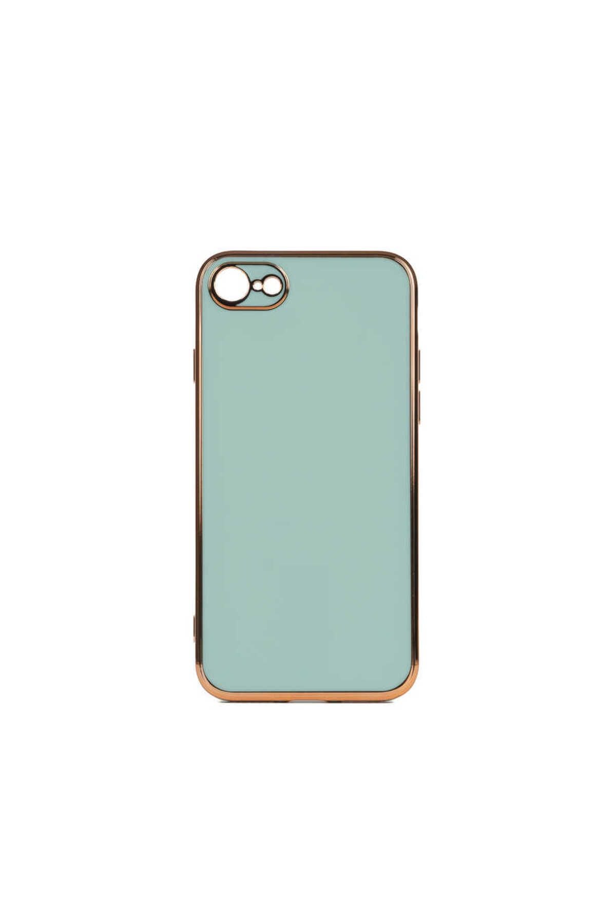 iPhone SE 2020 Kılıf Zore Bark Kapak - Petrol Yeşil