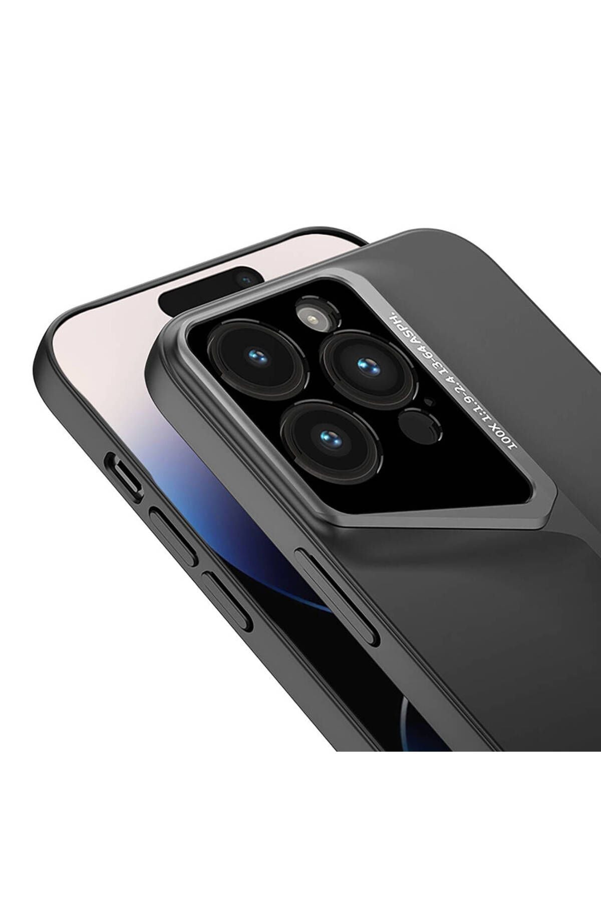 Apple iPhone 14 Pro Kılıf Ultra İnce Kamera Korumalı Sert Rubber Zore Procase Kapak-Derin Mor