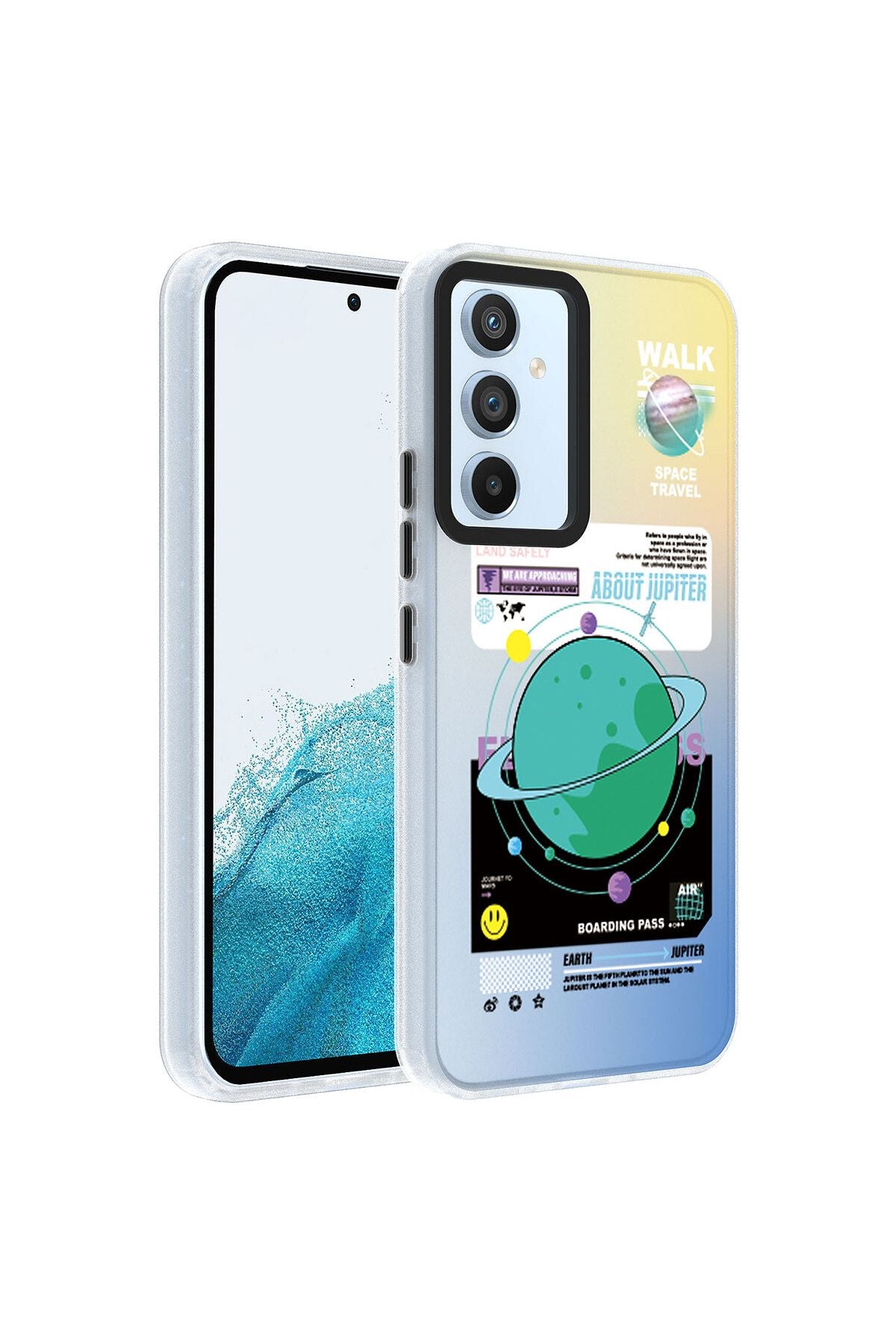 Galaxy A54 Kılıf Desenli Zore Dragon Sert Kapak - Kelimeler