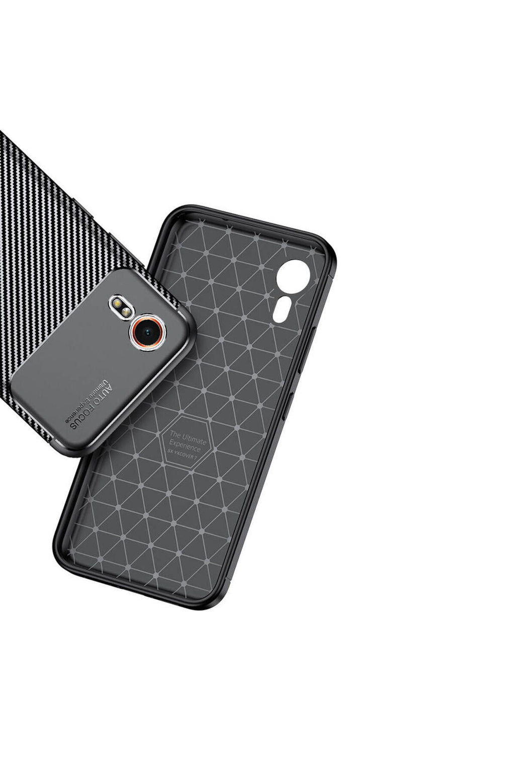 Galaxy Xcover7 Kılıf Zore Negro Silikon Kapak - Siyah