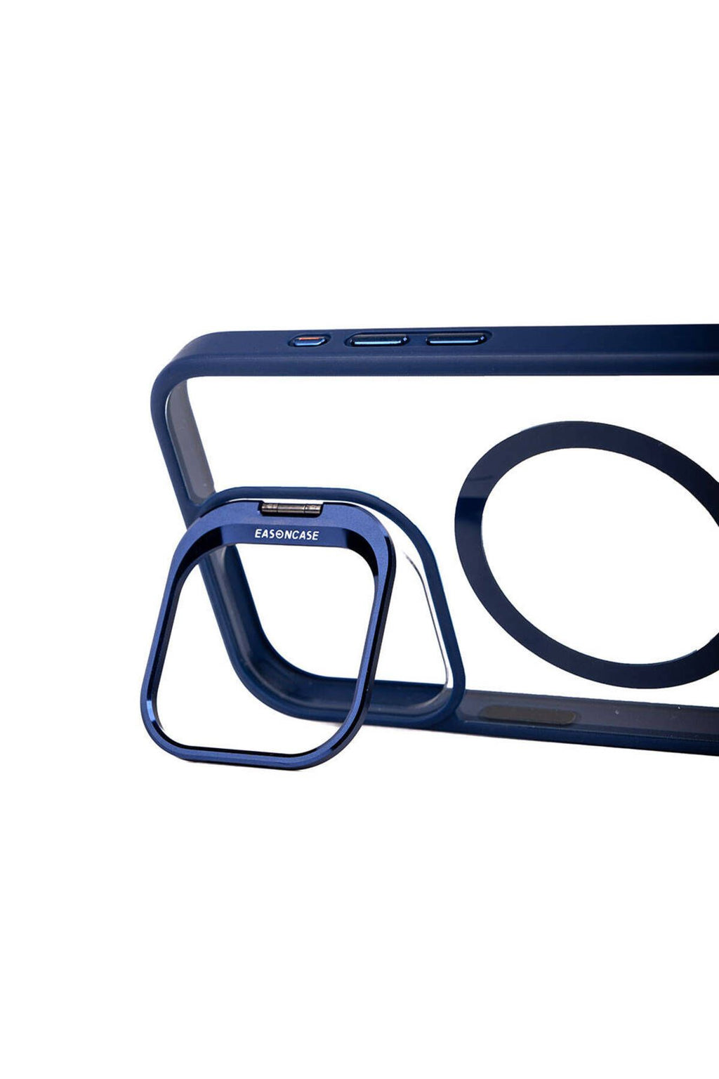 iPhone 15 Pro Max Uyumlu Magsafe Wireless Şarj Özellikli Standlı Zore Magsafe Klon LNSM-li Kapa