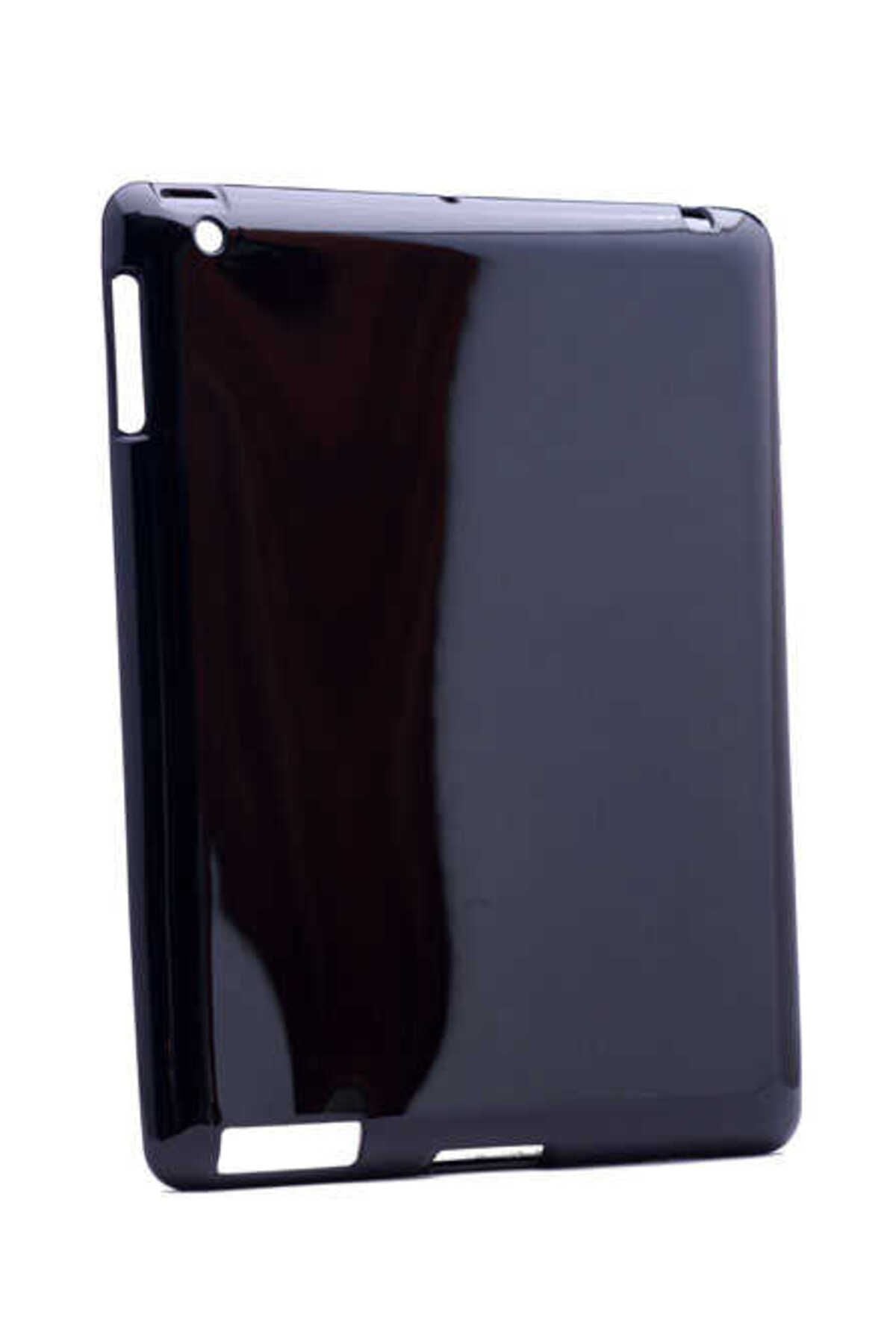 iPad 2. Nesil Uyumlu Uyumlu Zore Tablet Süper Silikon Kapak-Siyah