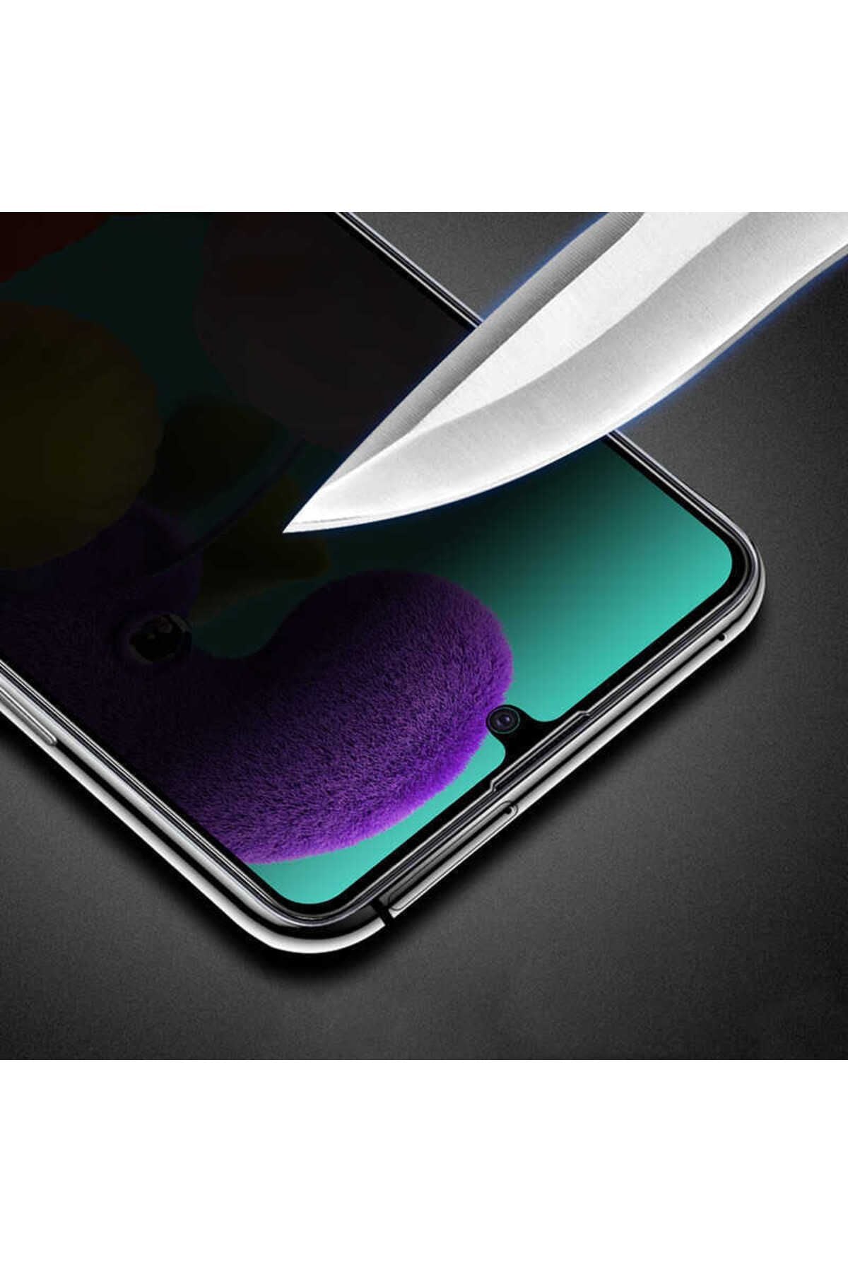 Galaxy M31S Uyumlu Zore New 5D Privacy Temperli Ekran Koruyucu