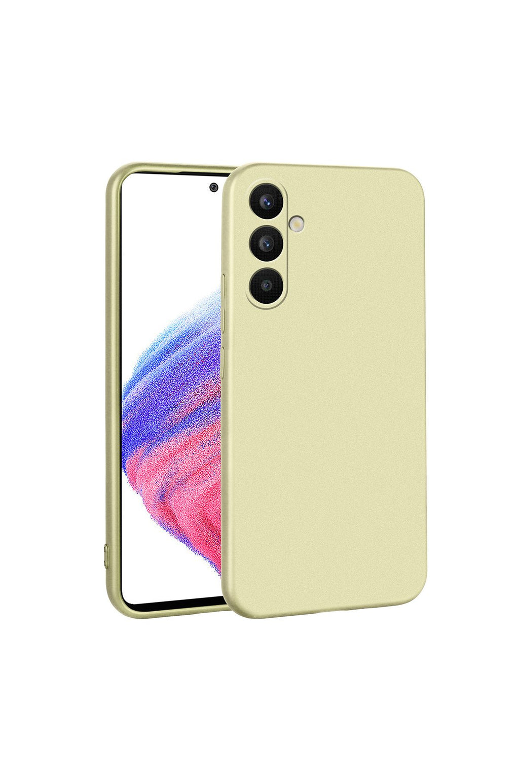 Galaxy A34 Kılıf Zore Premier Silikon Kapak - Gold