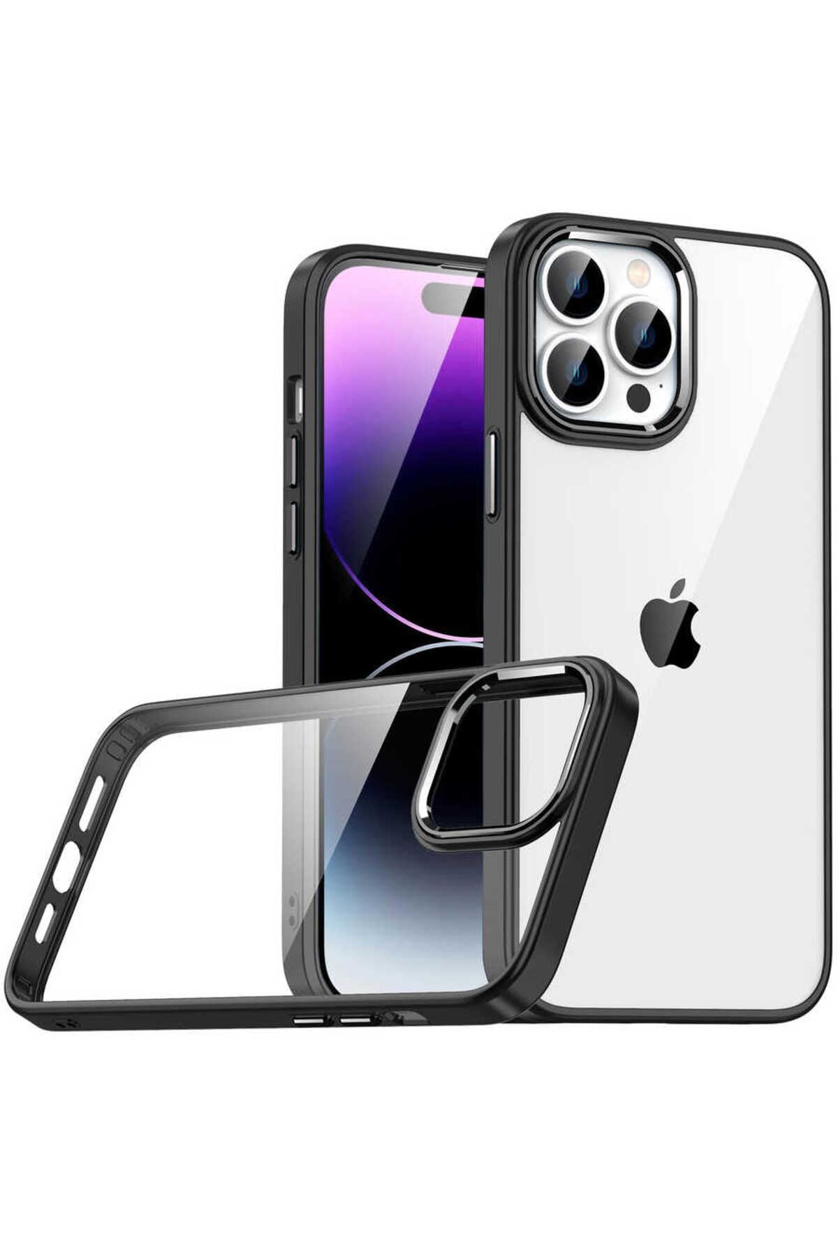 iPhone 14 Pro Uyumlu Zore Flora Kılıf-Sierra Mavi