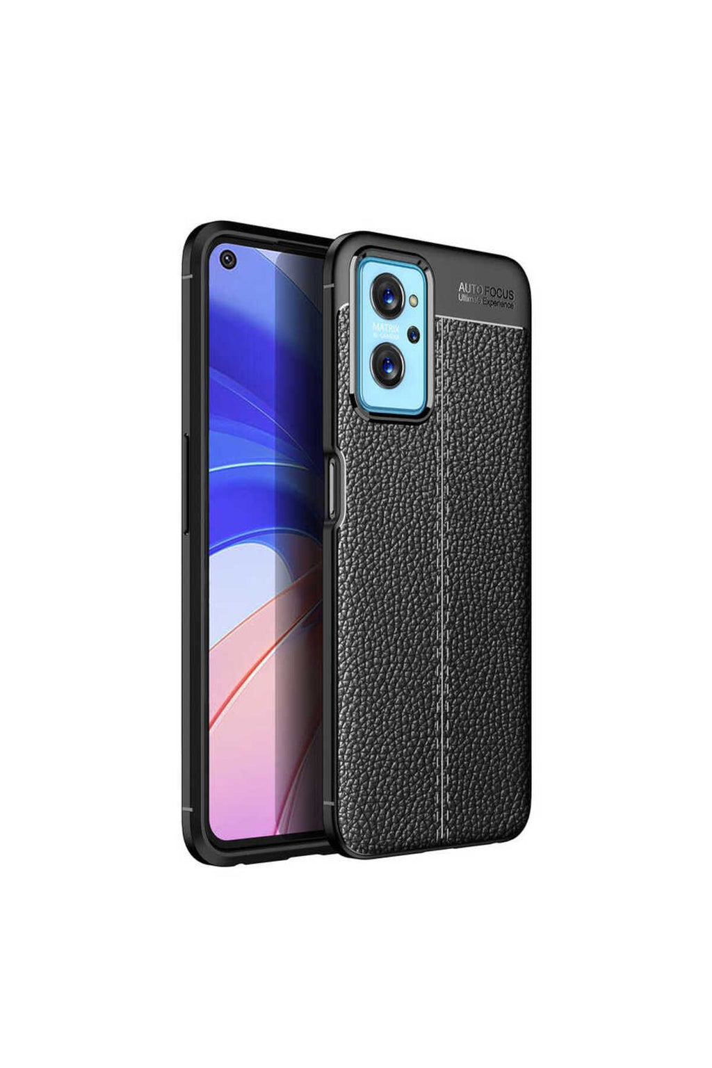 A96 4G Kılıf AKAV Niss Silikon Kapak - Siyah