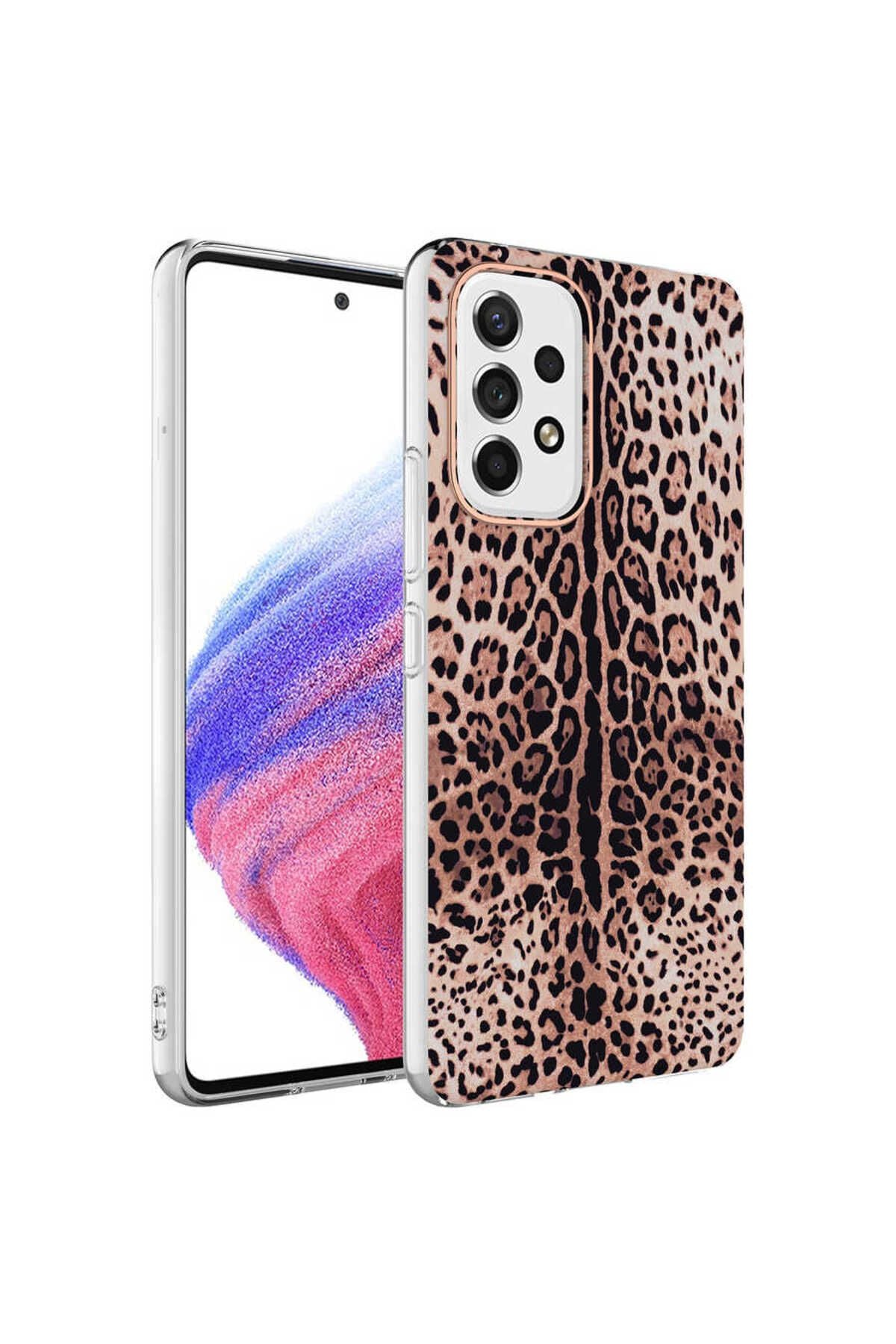 Galaxy A23 Kılıf Zore Bella Kapak - Leopar