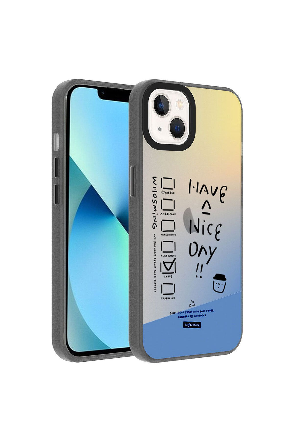 iPhone 14 Uyumlu Desenli Zore Dragon Sert Kılıf-Have