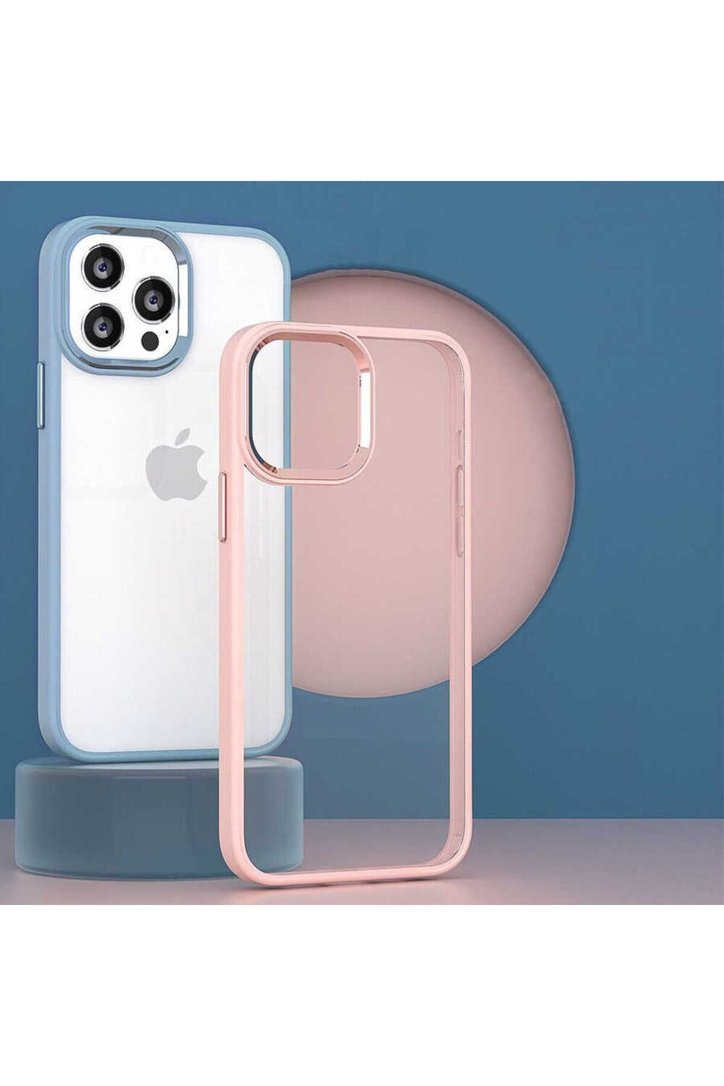 iPhone 14 Pro Uyumlu Zore Krom Kılıf-Lavendery Gray