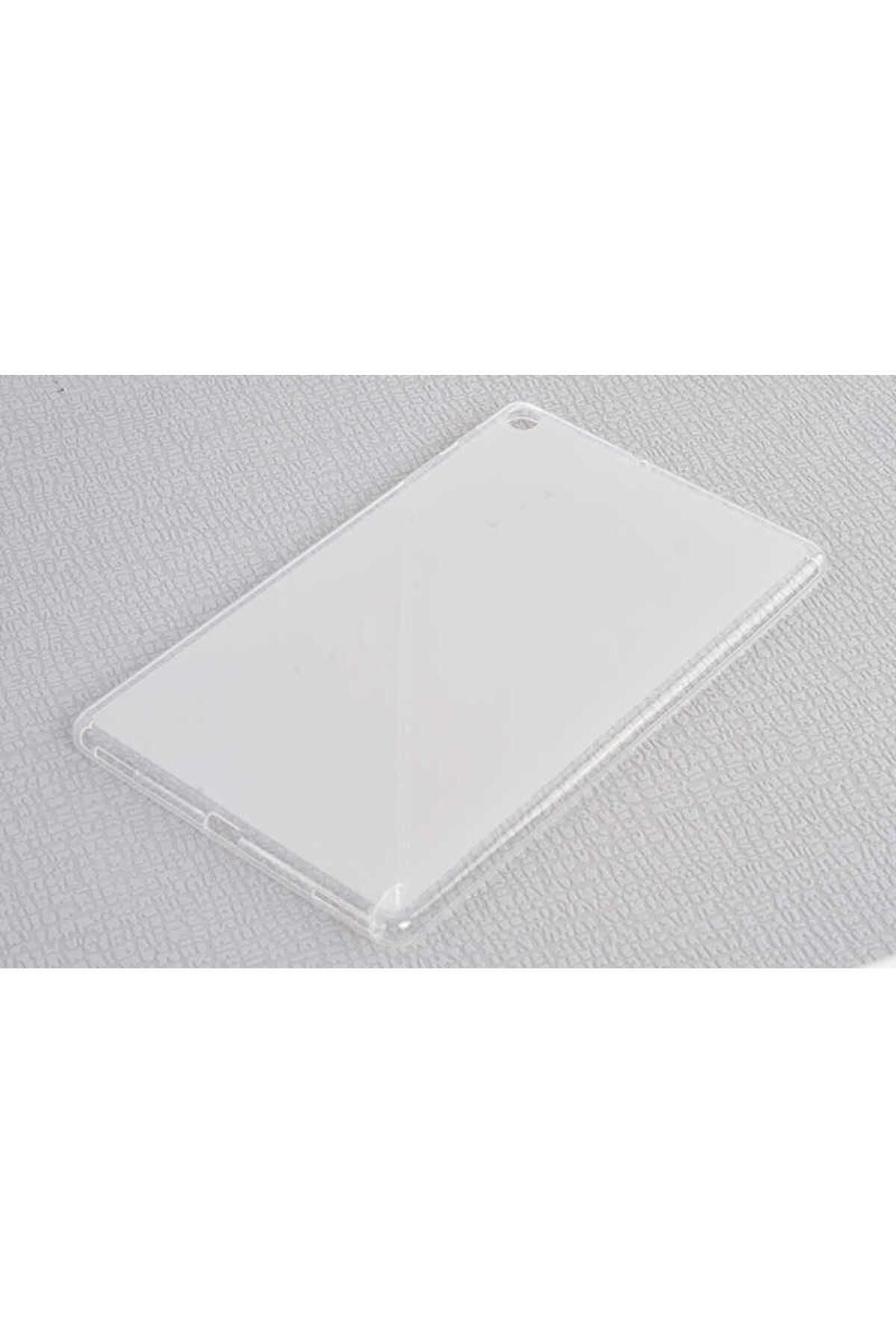 Galaxy Tab A 10.1 (2019) T510 Kılıf  Uyumlu Zore Tablet Süper Silikon Kapak-Beyaz